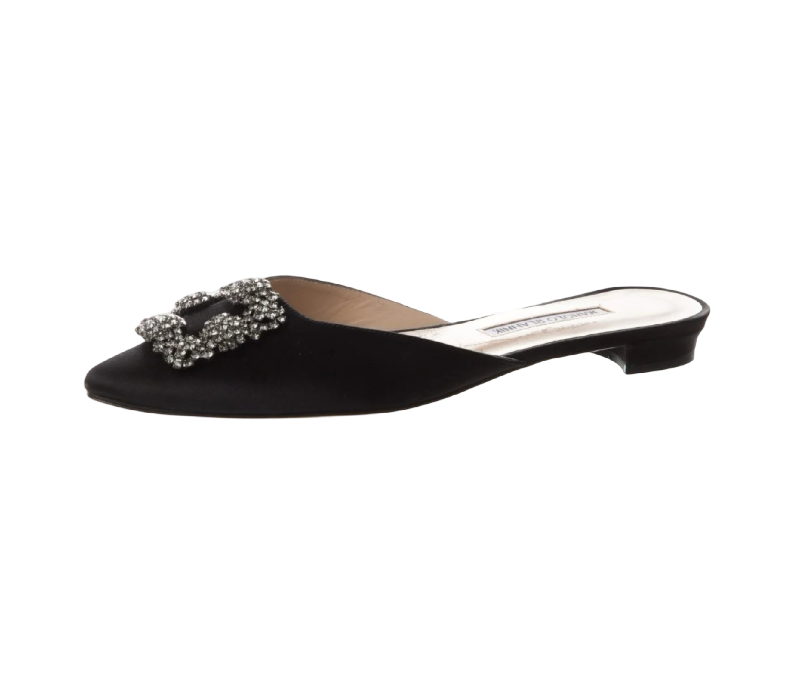 Manolo Blahnik Hangisimu Satin Mules