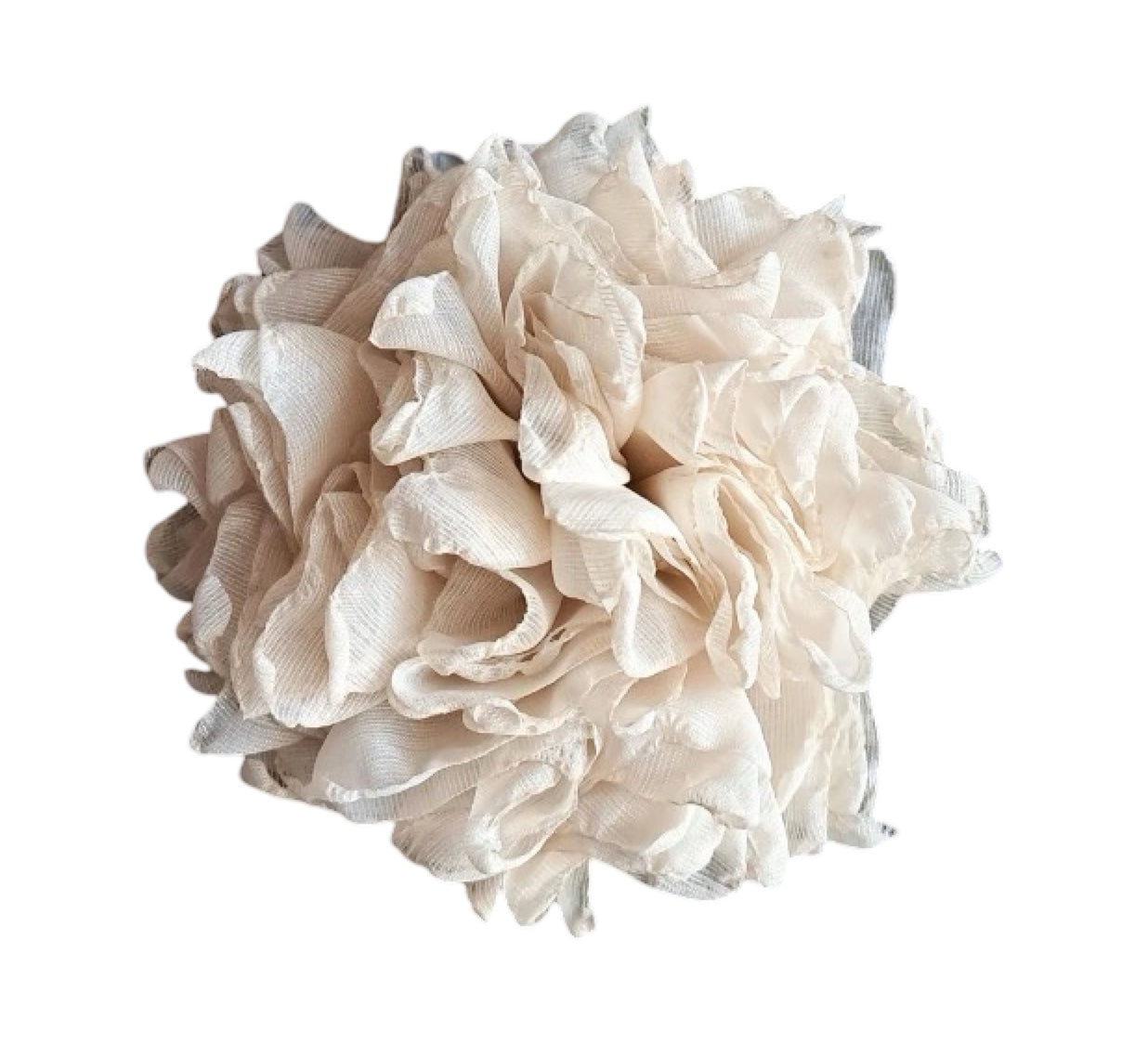 Beige Flower Brooch