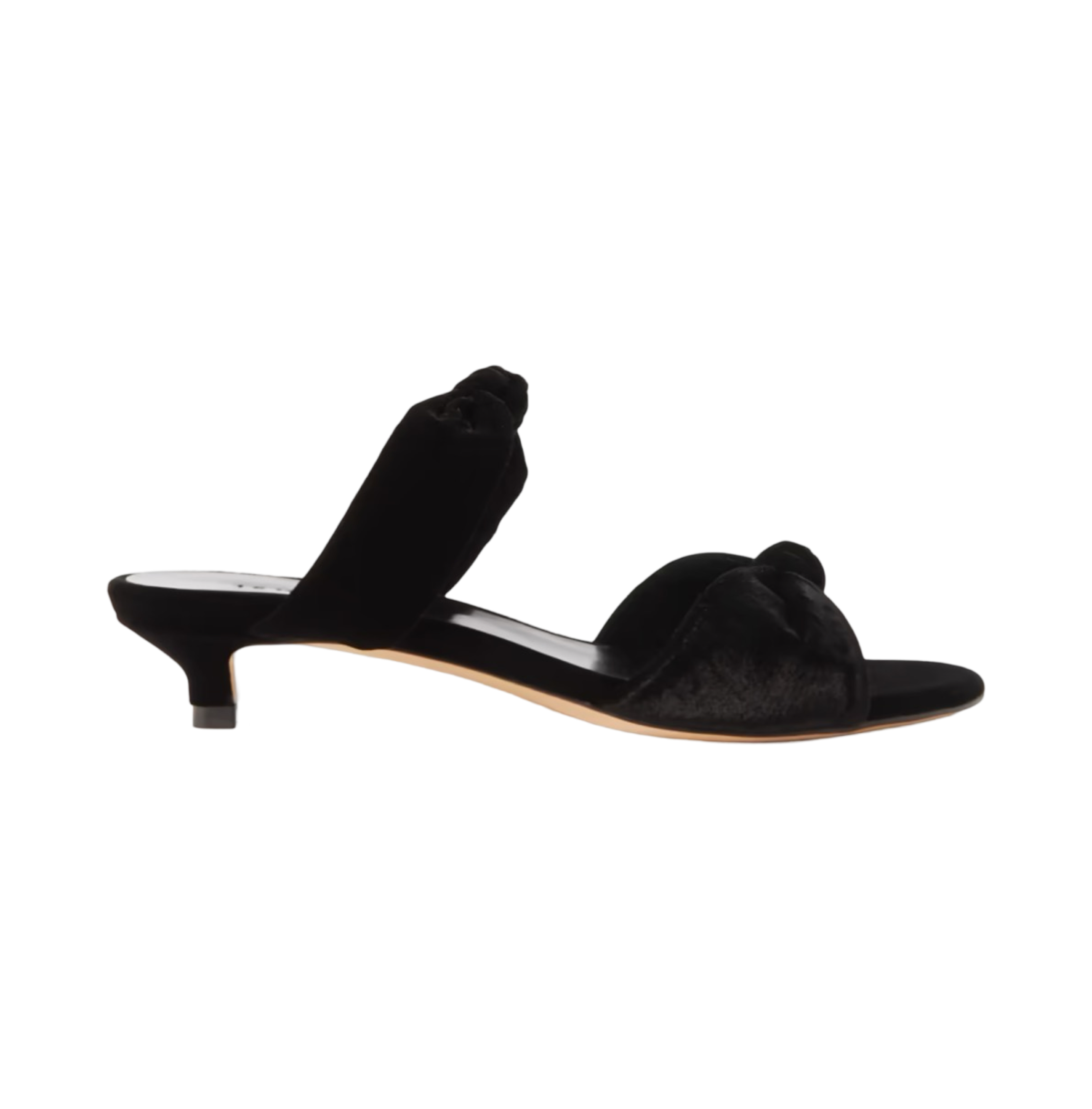 Knot Velvet Mules