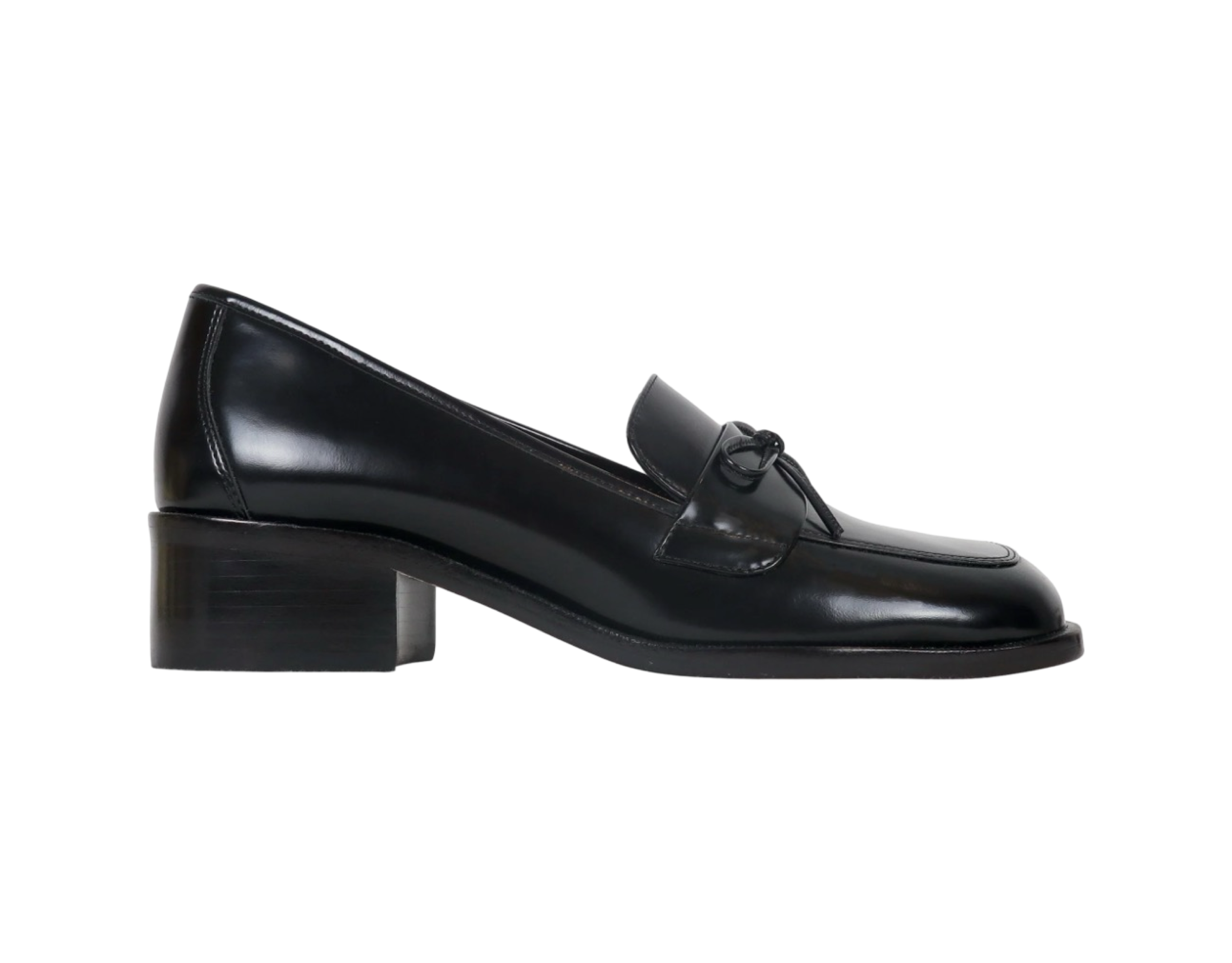 Loafer in Black Spazzolato