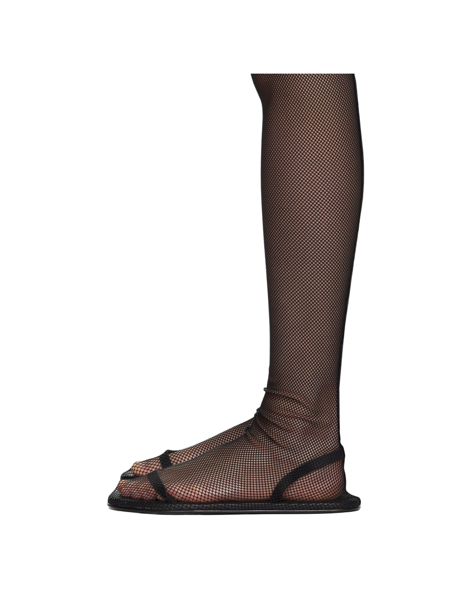 Black Flat Sock Boots