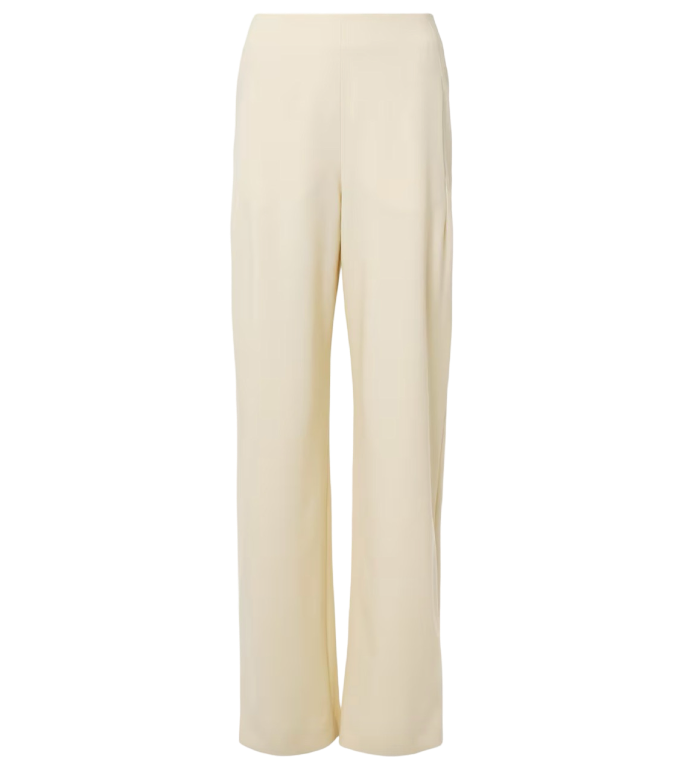 Larissa High-Rise Wool-Blend Wide-Leg Pants