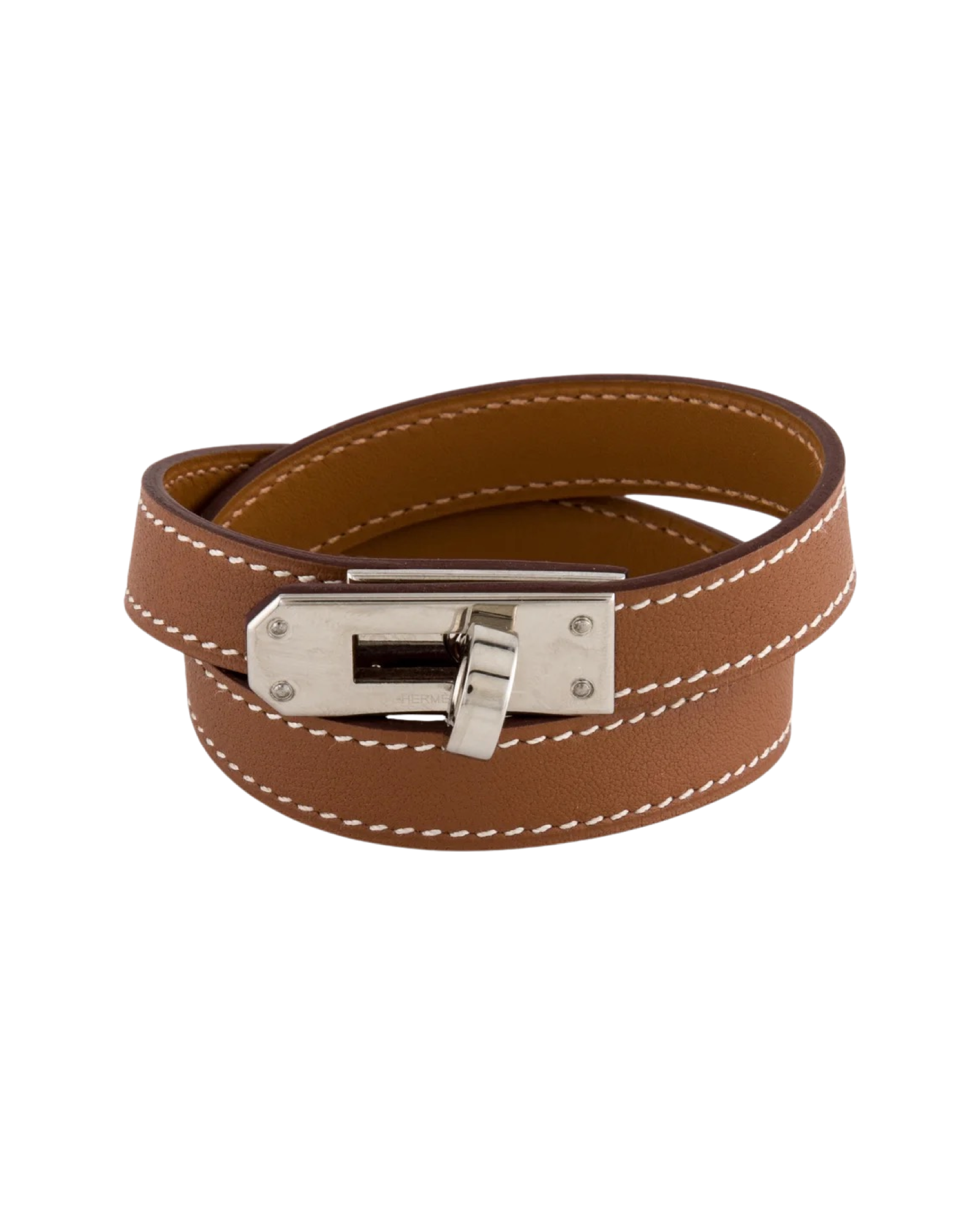 Leather Kelly Double Tour Wrap Bracelet