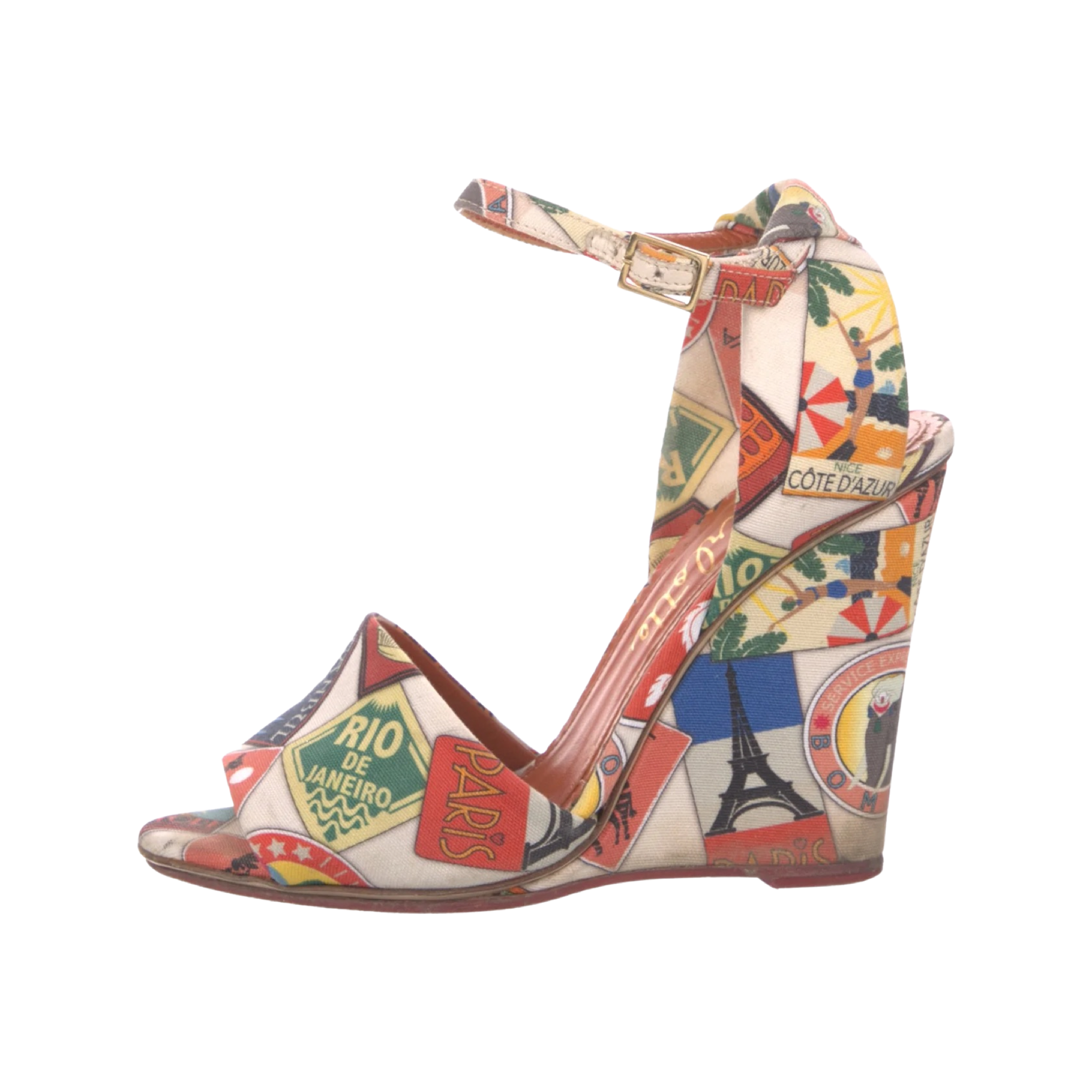 Canvas Printed Sandals