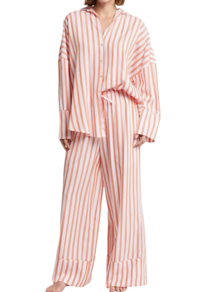 Amelie Stripe Wide Leg Pajamas