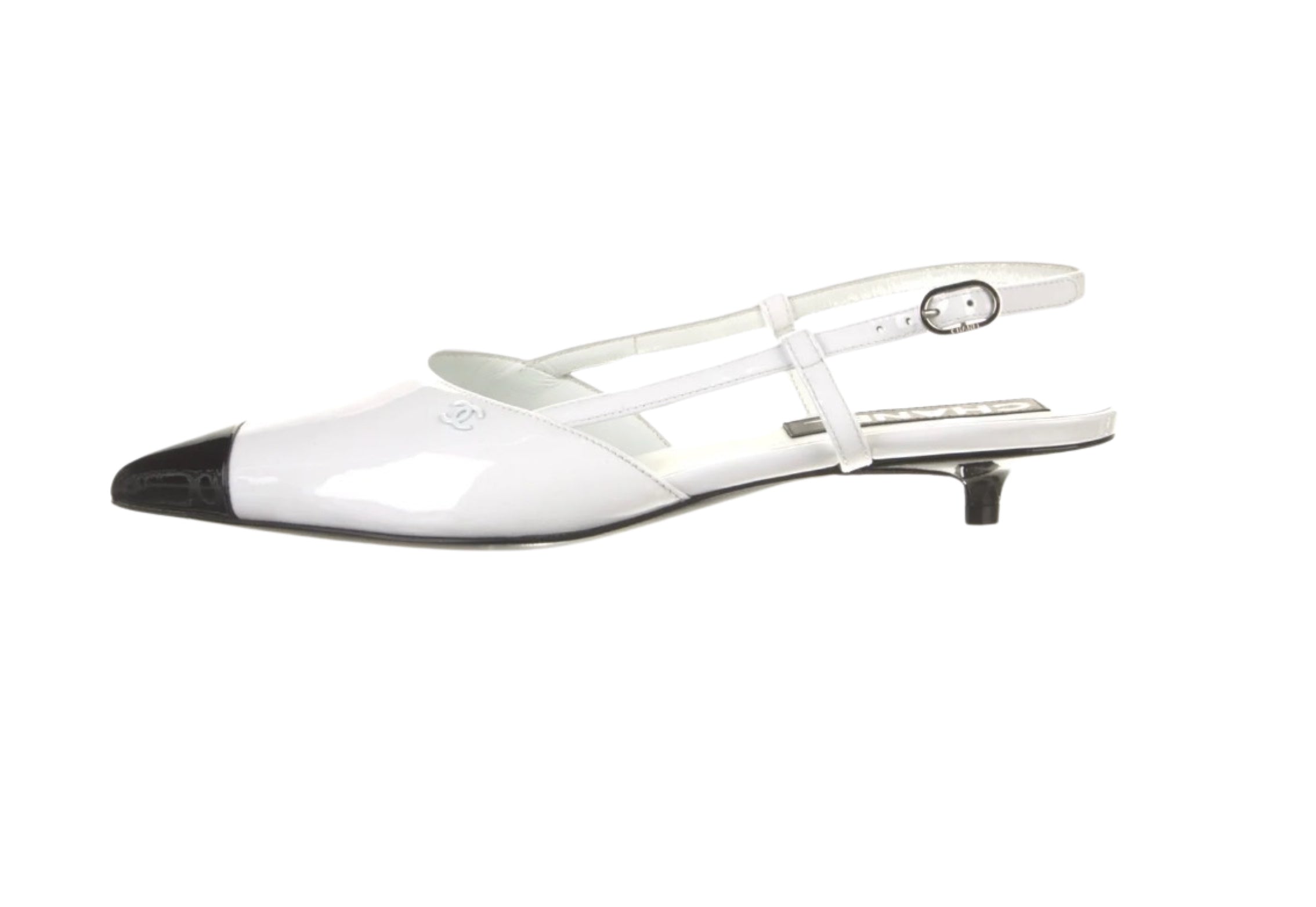 2022 Interlocking CC Logo Slingback Pumps- S016595