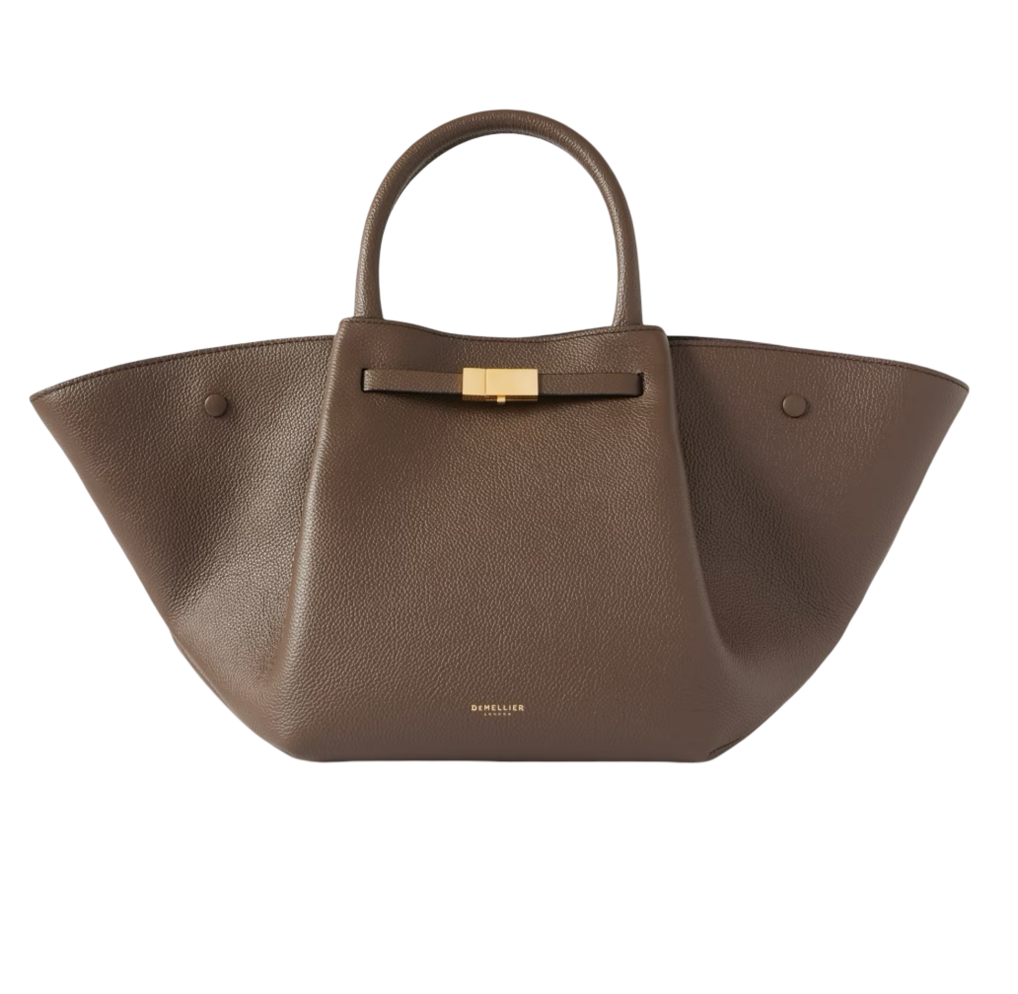 New York Midi textured-leather Tote