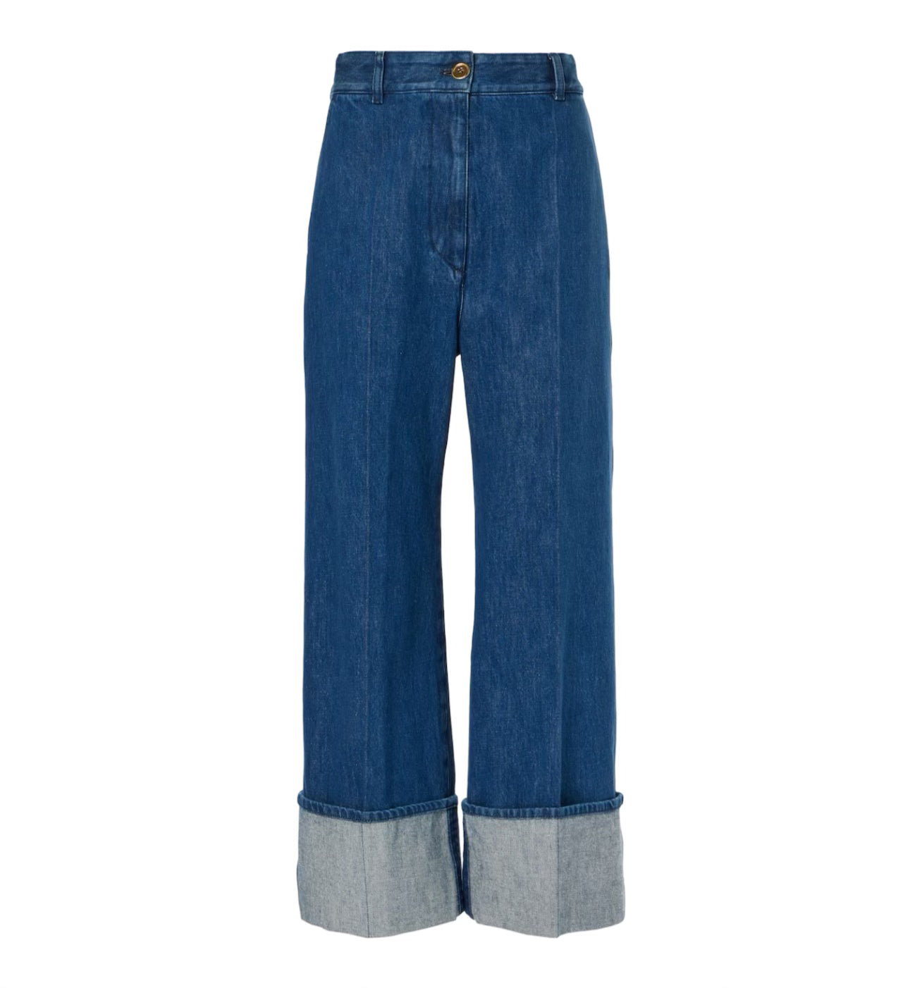 Cropped Wide-leg Jeans