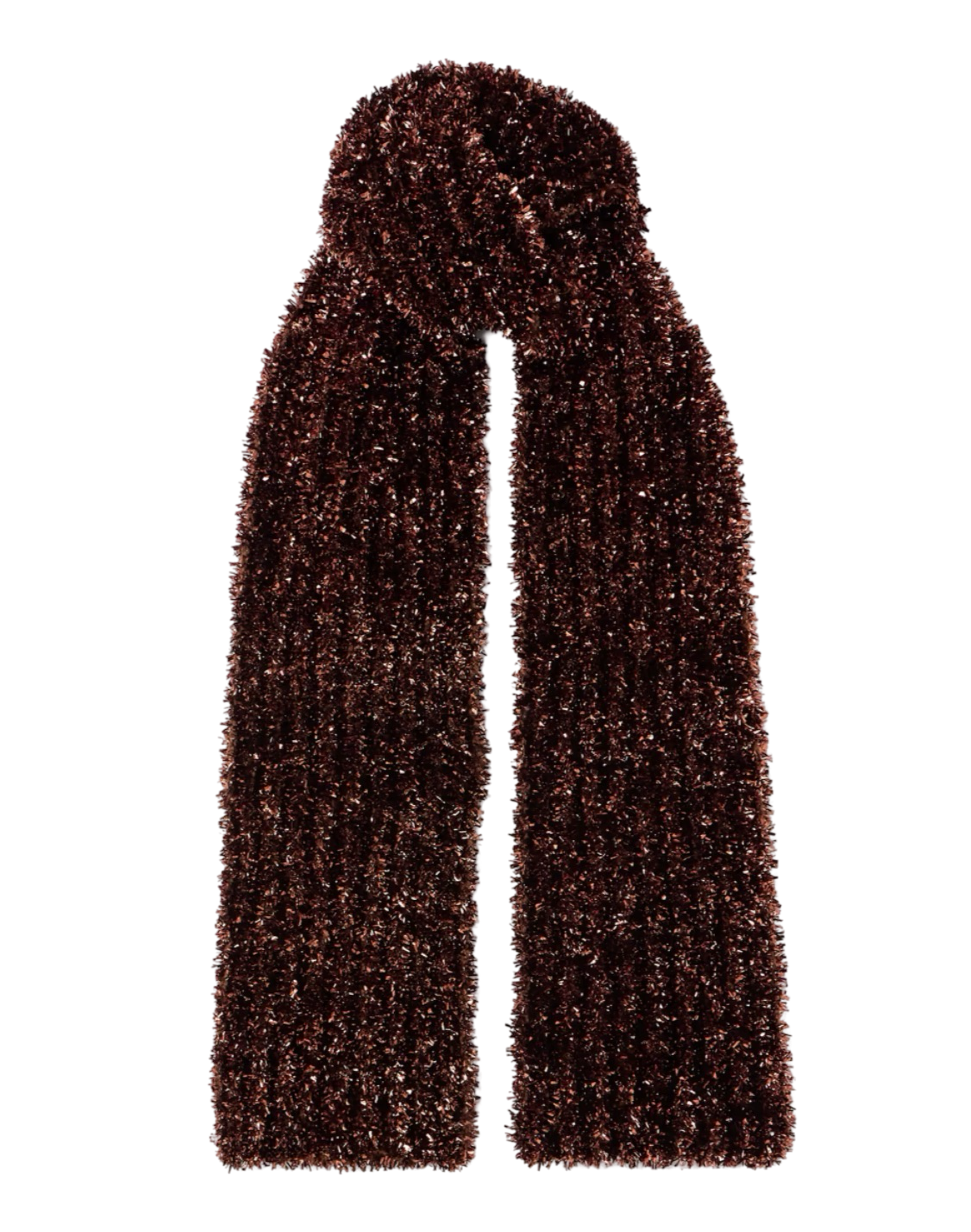 Metallic Knitted Scarf