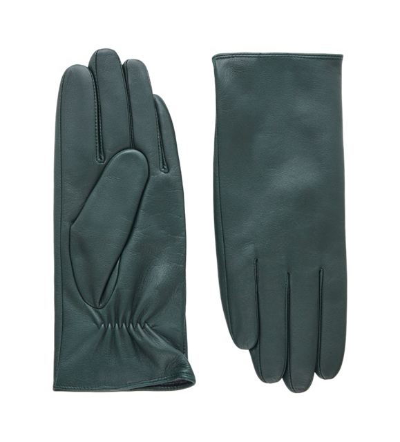 Cashmere-Lined Leather Gloves