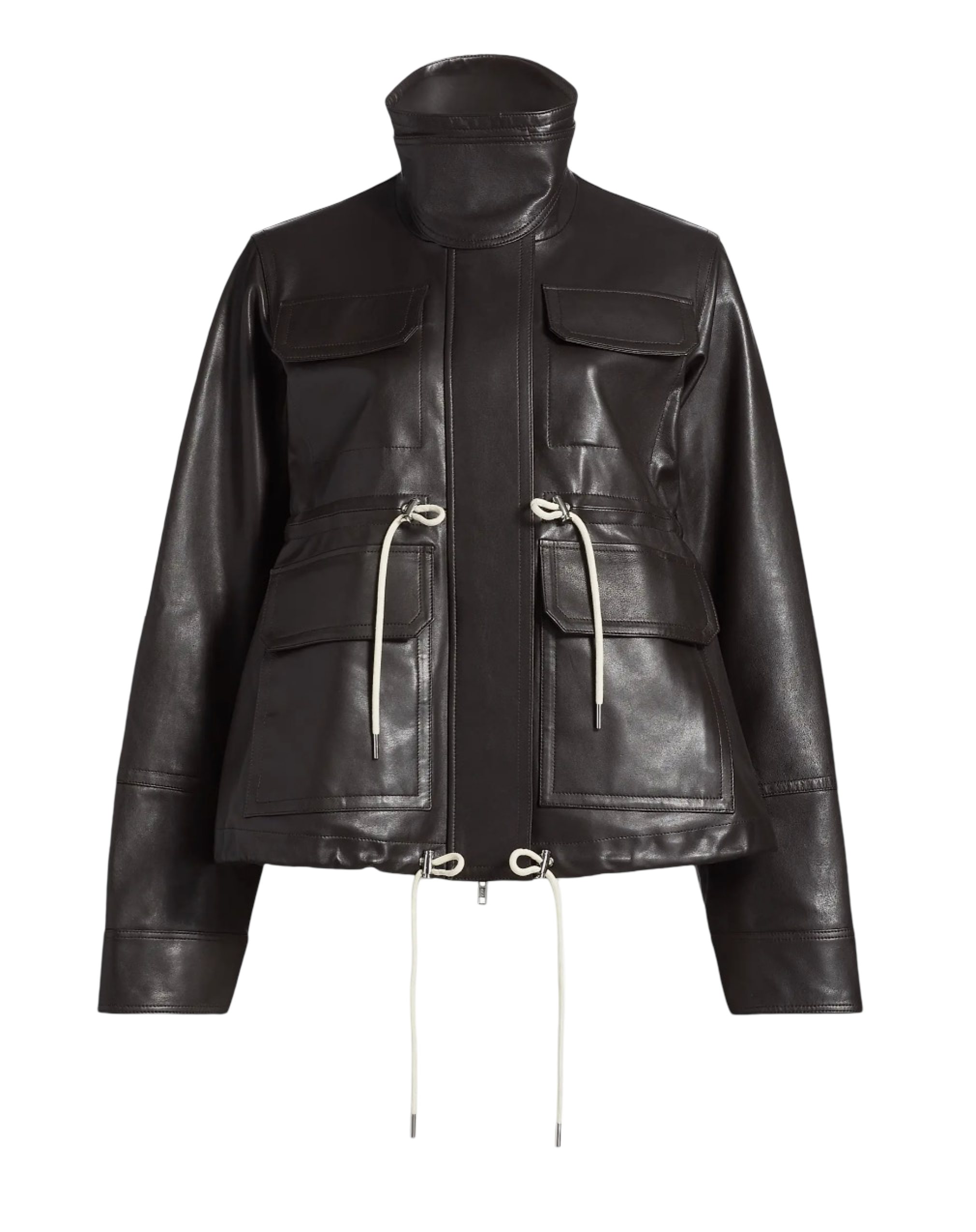 Military Jacket in Leather