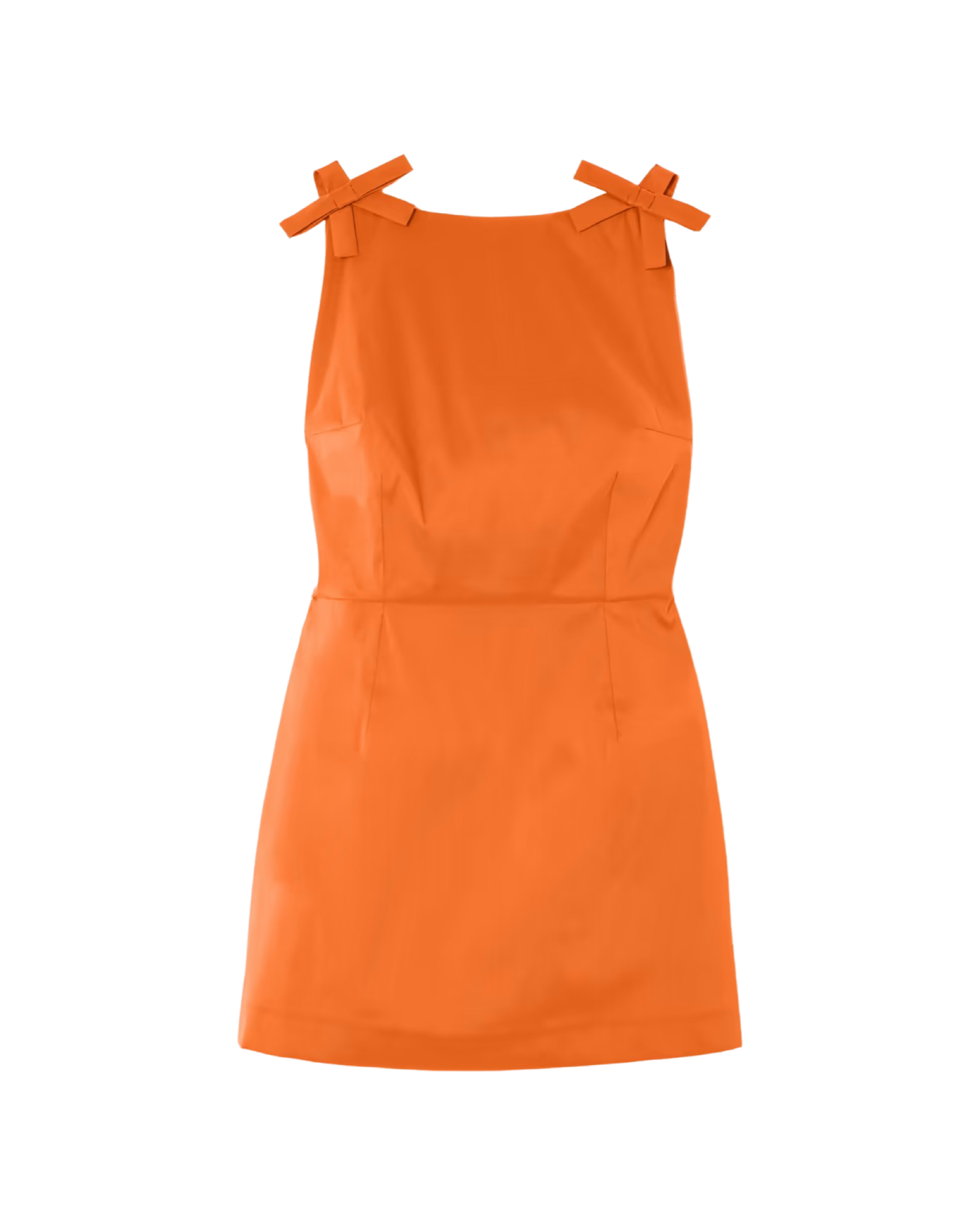 Kim Open-back Bow-detailed Taffeta Mini Dress