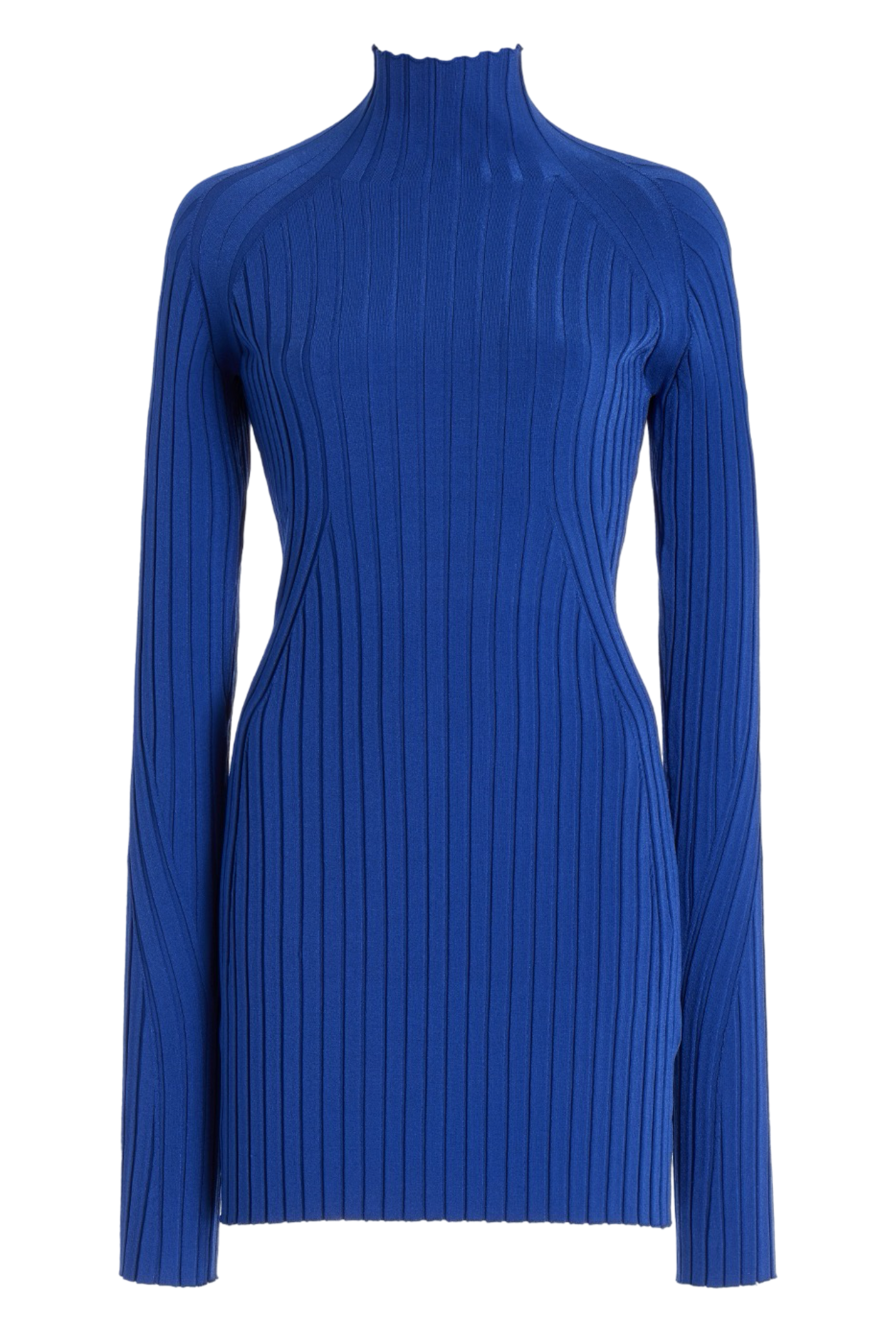 Kat Ribbed-Knit Turtleneck Top