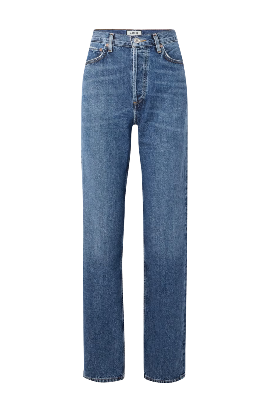 90's Pinch Long high-rise straight-leg jeans