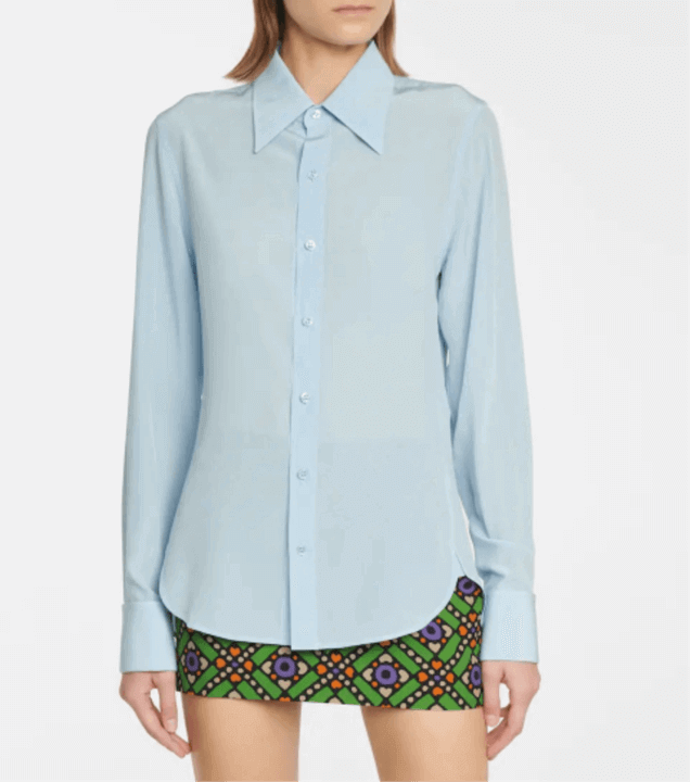 Silk Crepe Shirt