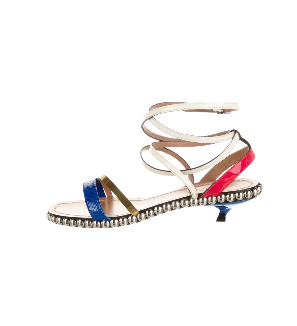 Leather Multistrap Sandals W/ Tags