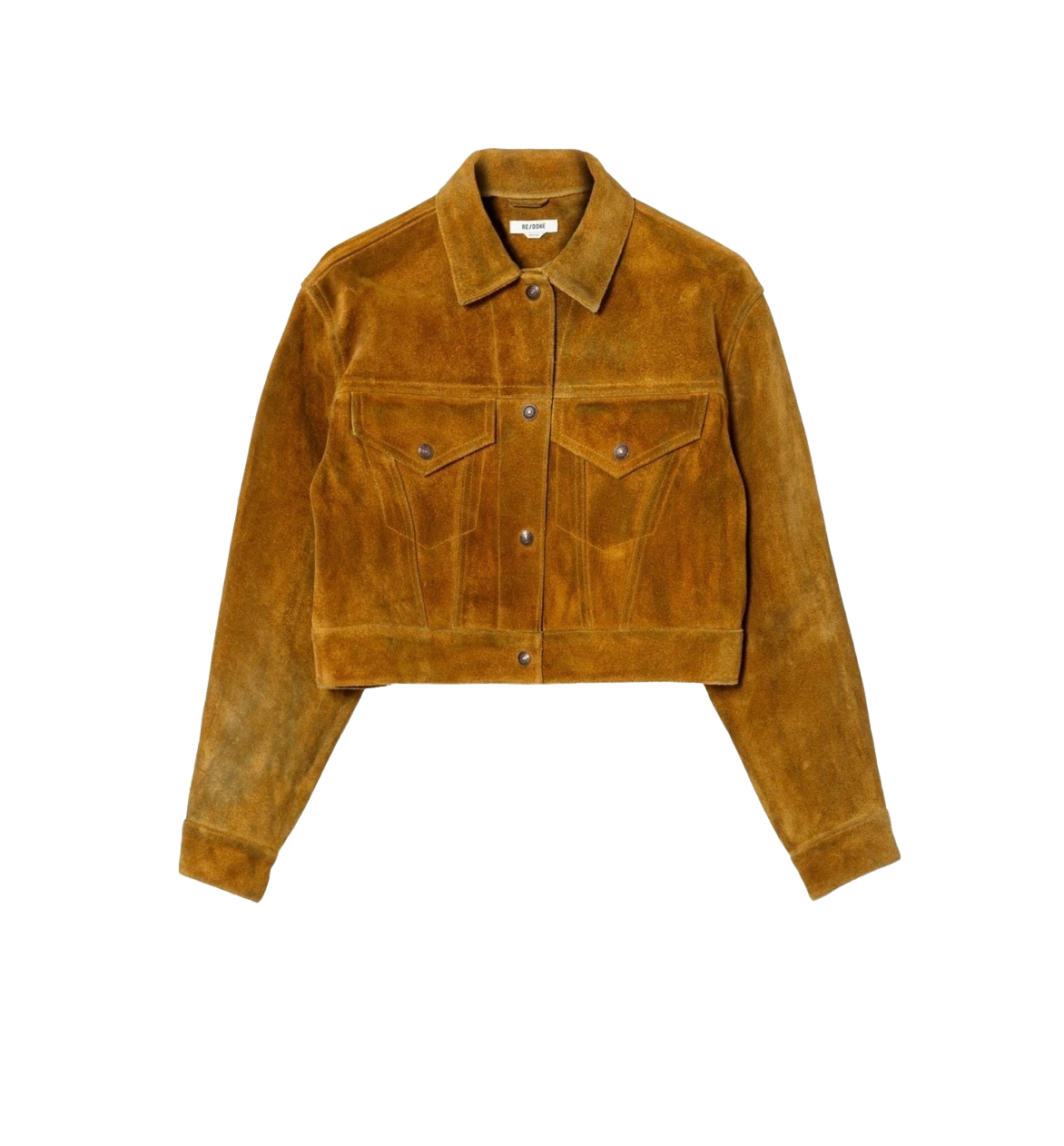 Cropped Suede Fringe Jacket