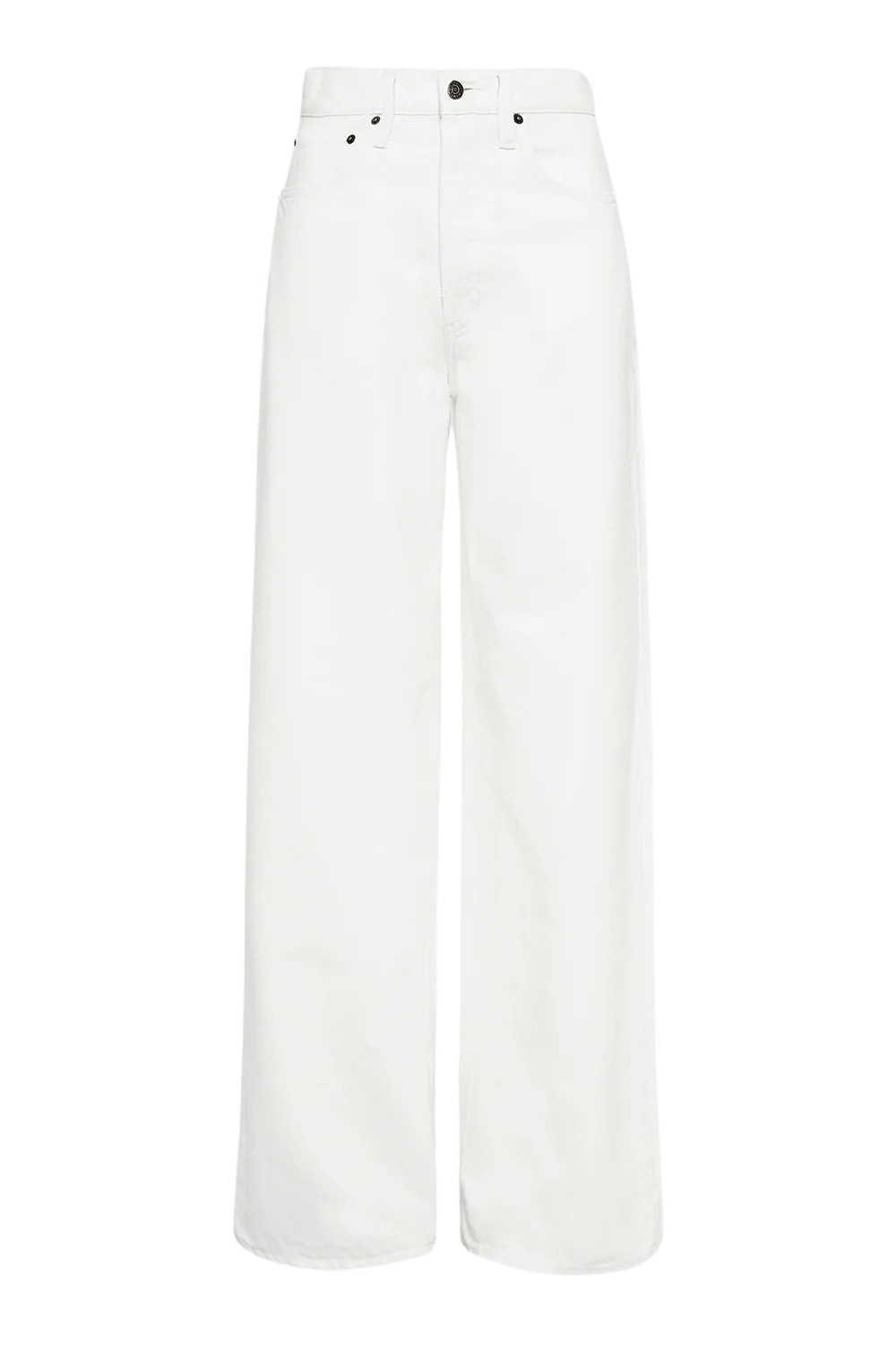 Mid Rise Wide Leg Jeans