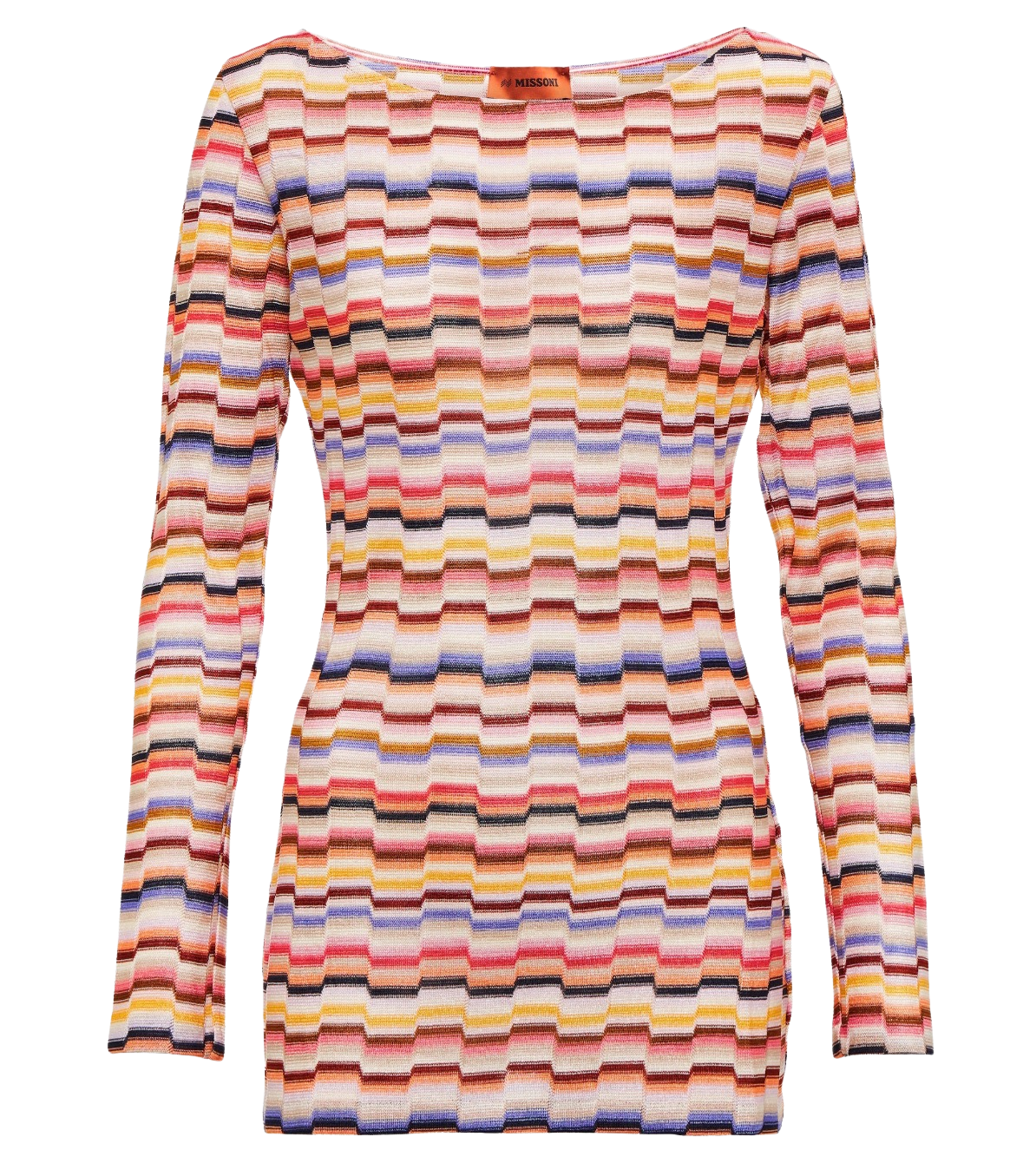 Zig Zag Knit Minidress