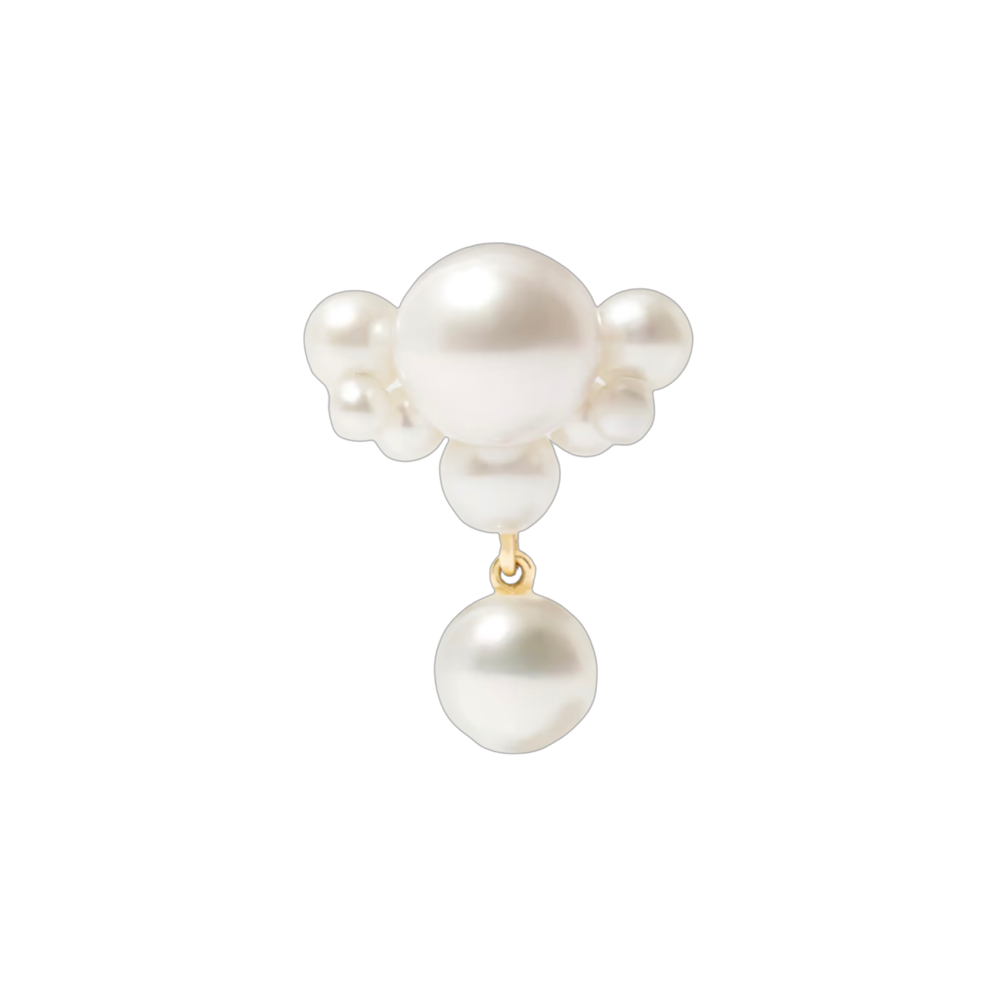 14-Karat Gold Pearl Single Earring