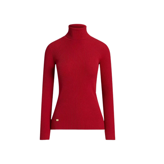 Ribbed Turtleneck Sweater