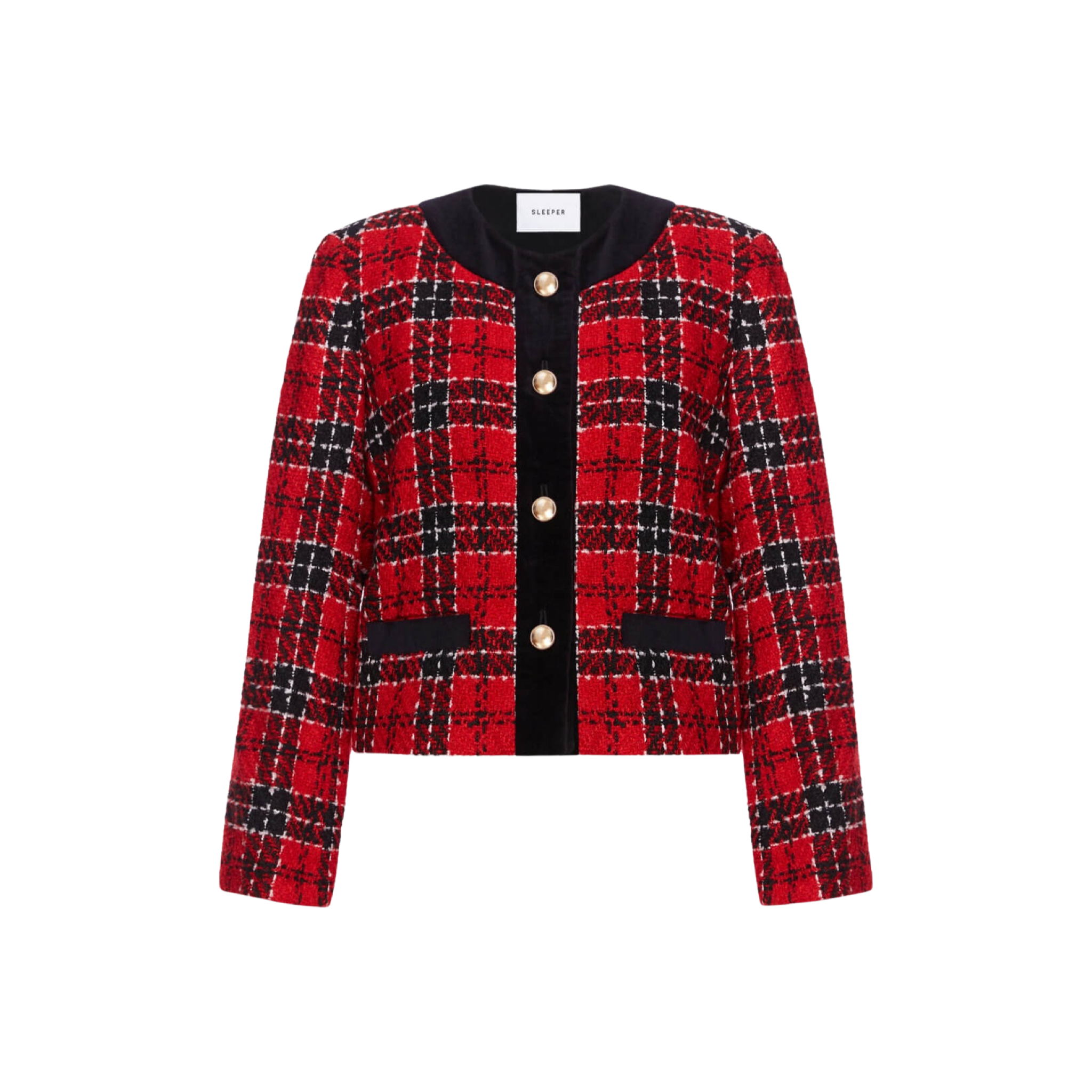 Checked Manhattan Tweed Jacket