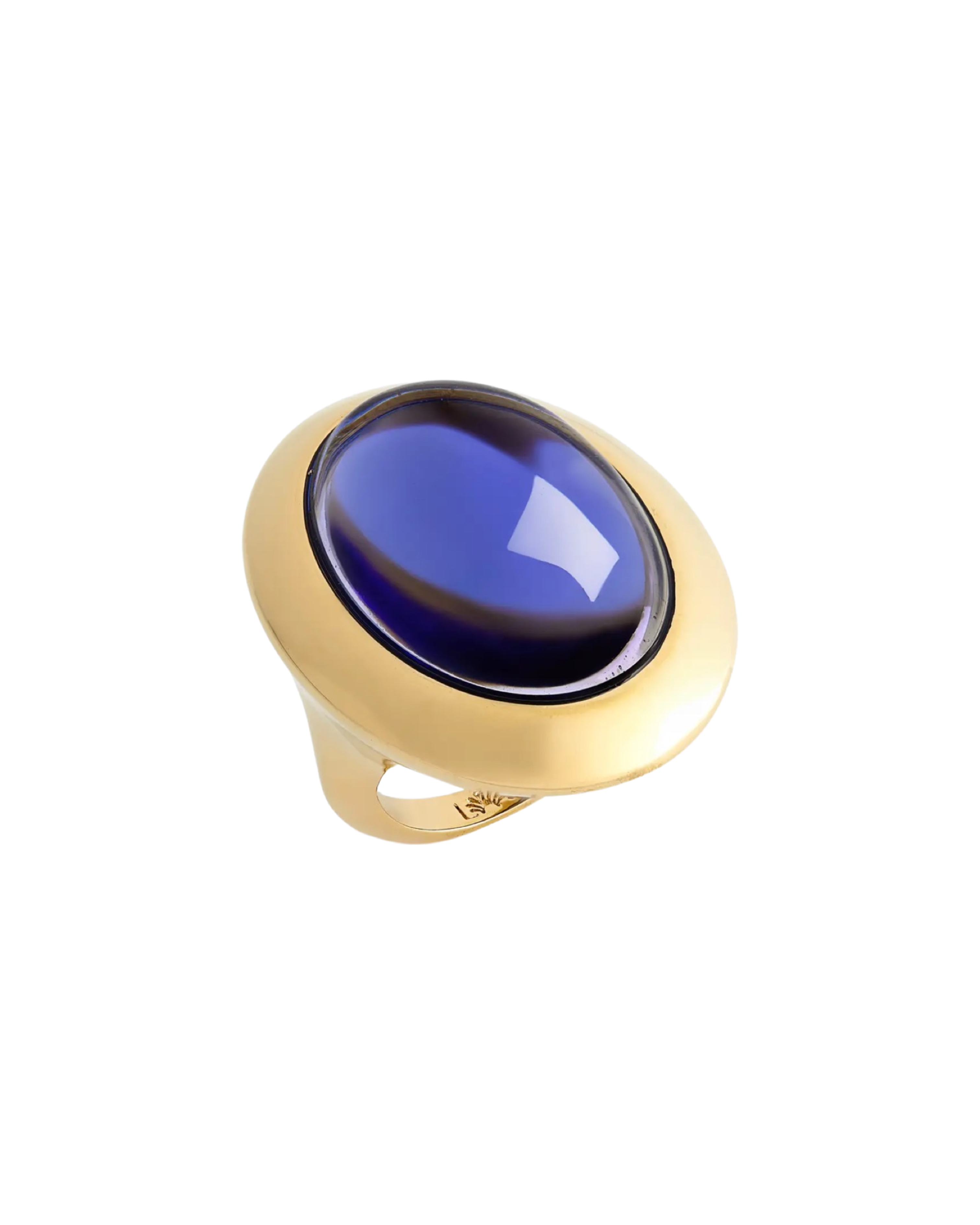 Bezel Cabochon Cocktail Ring