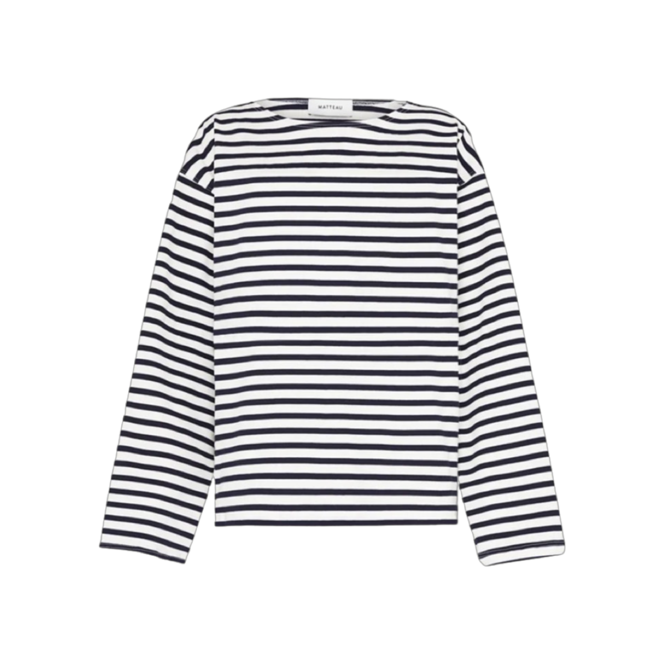 Striped Cotton-Jersey Top