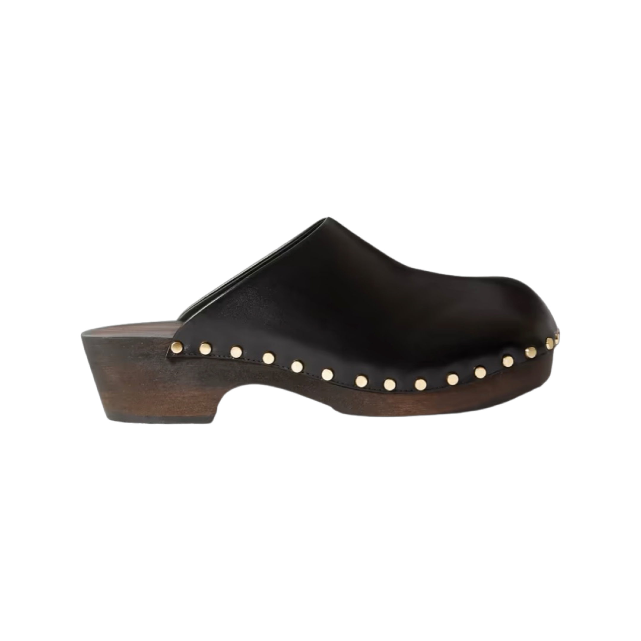 Lucca Studded Leather Clogs