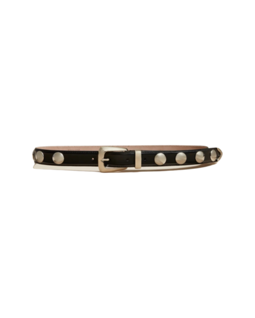 The Benny Belt with Silver Studs