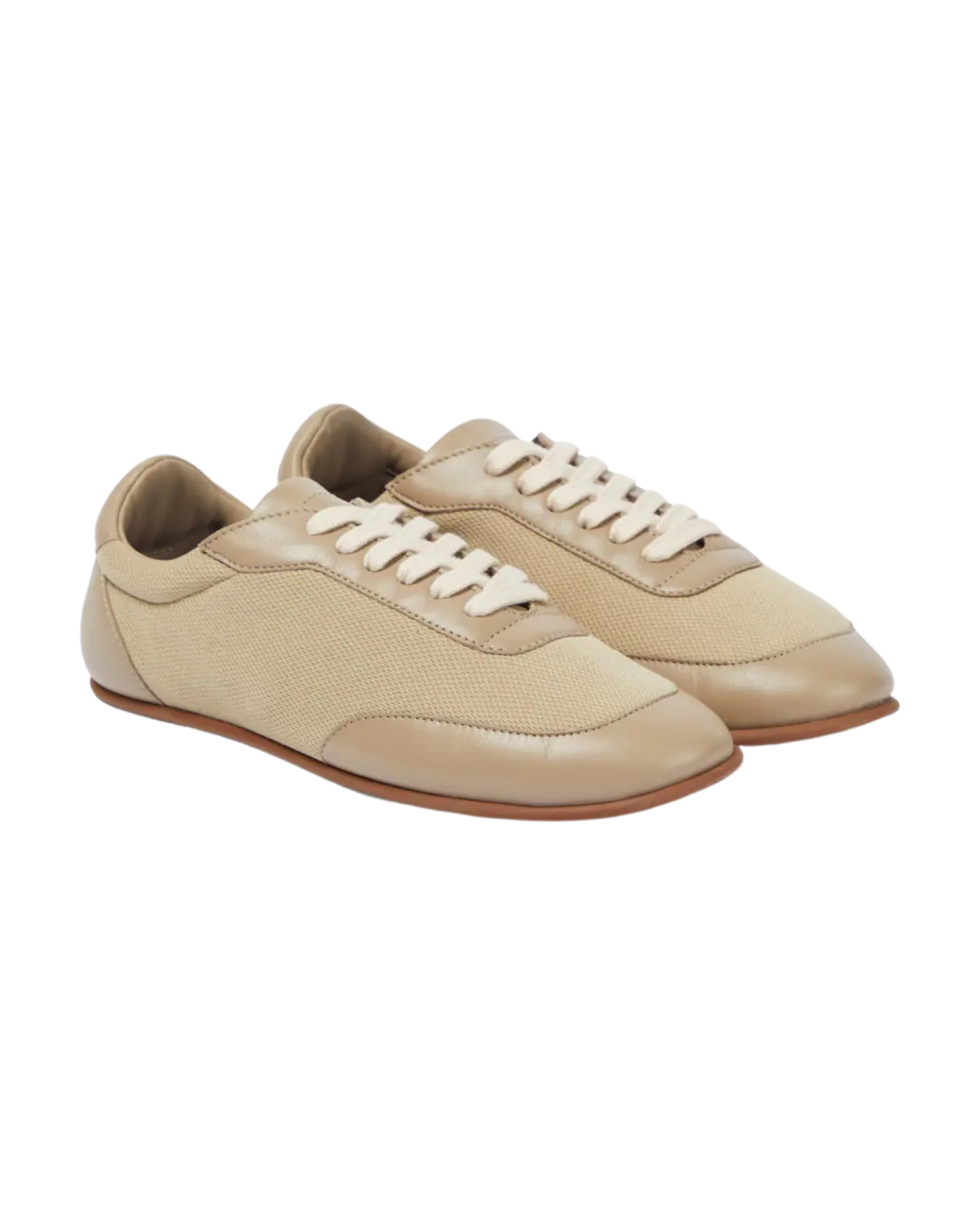 Owen City Leather-trimmed Sneakers