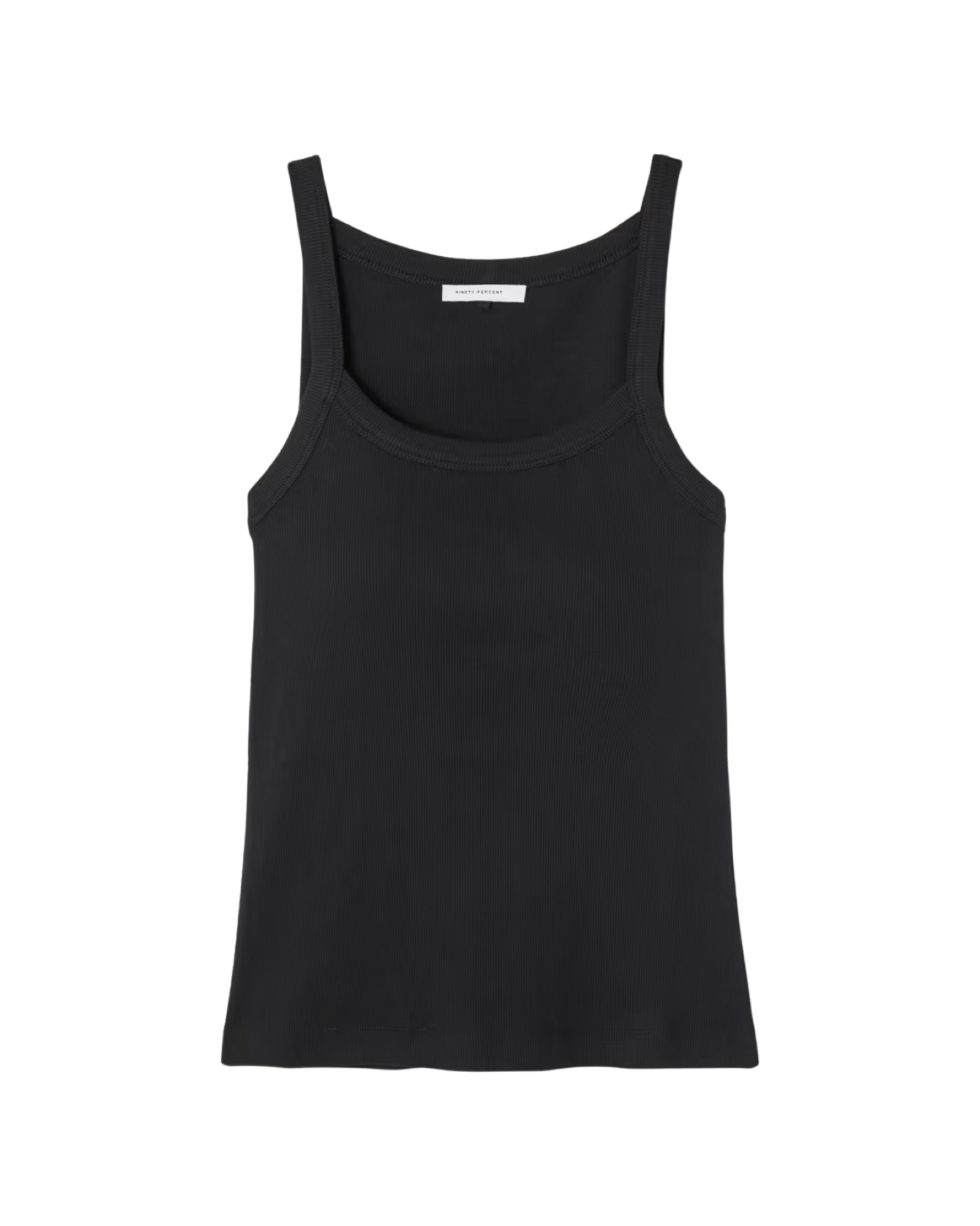 Ava Ribbed Stretch-organic Cotton Tank