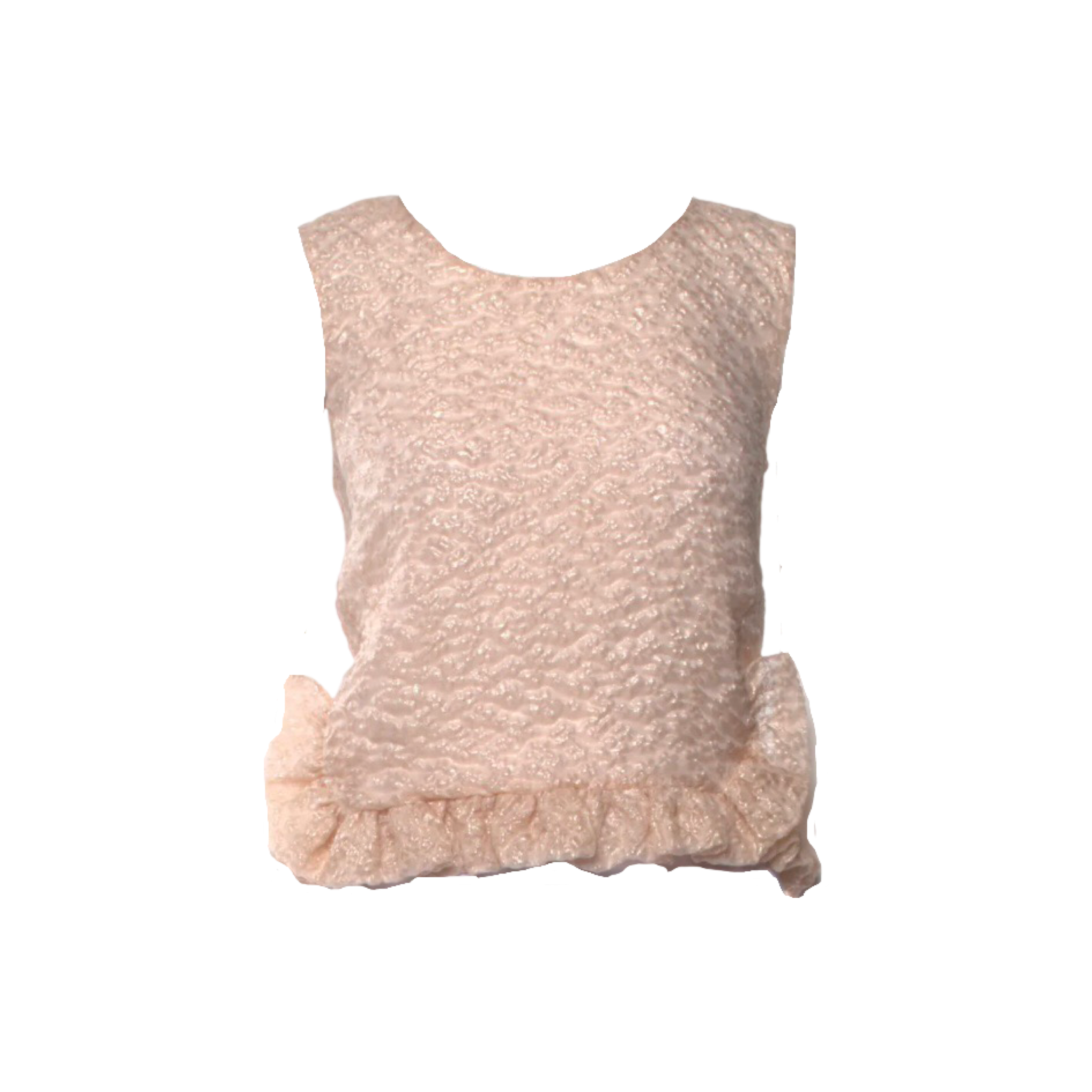 Scoop Neck Sleeveless Crop Top