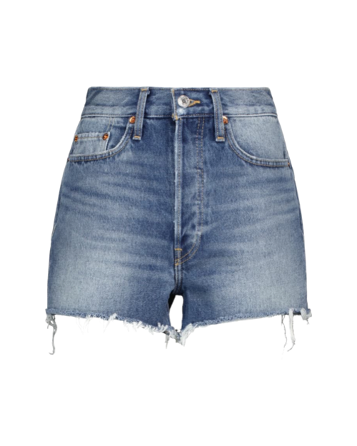 70s High-Rise Denim Shorts