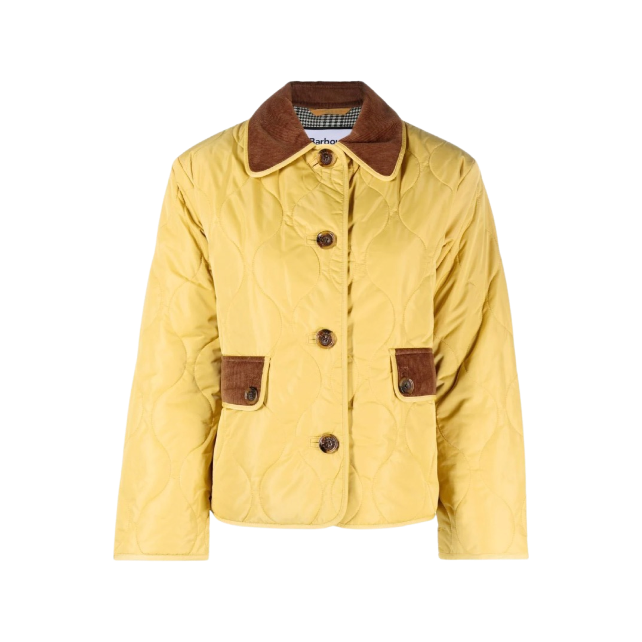 Quilted Button-fastening Jacket