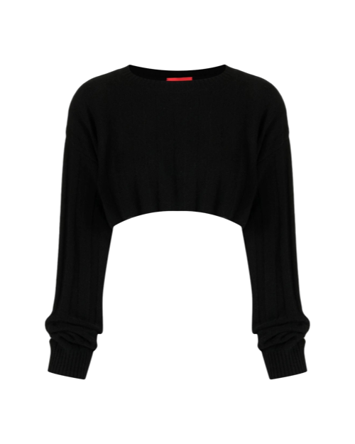 Remy Ribbed-knit Crop Top