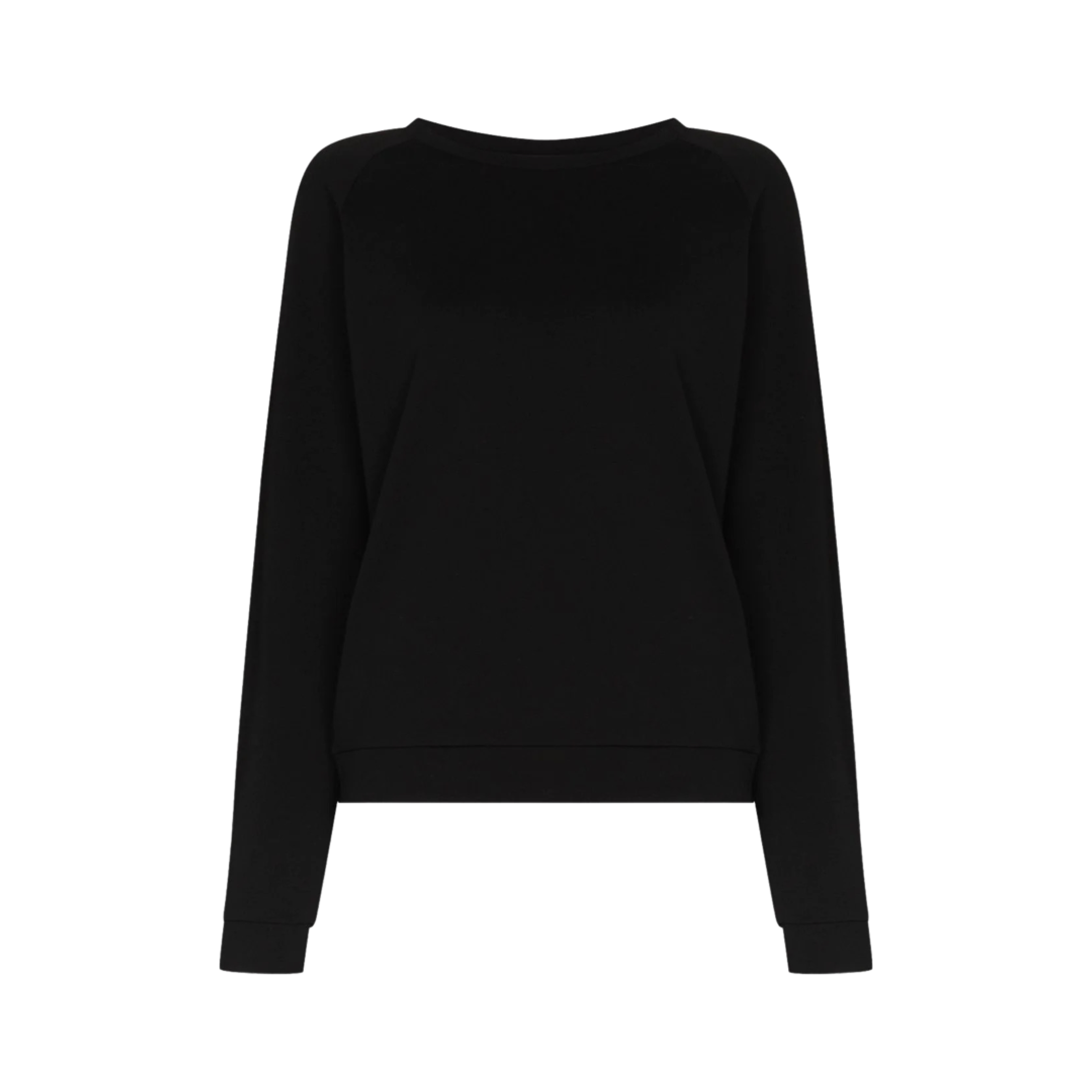 Cropped Crew Neck Sweatshirt