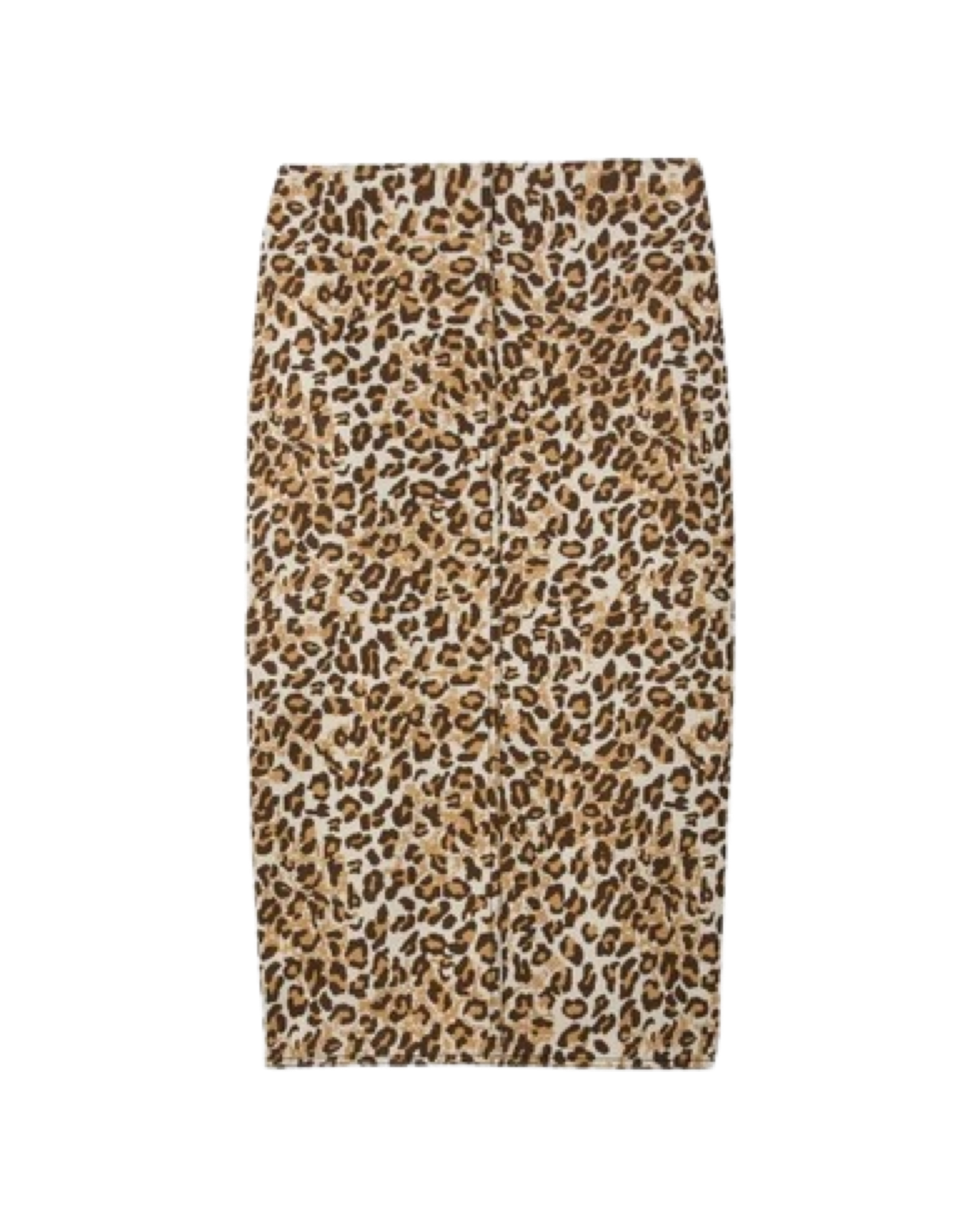 Leopard Knit Skirt