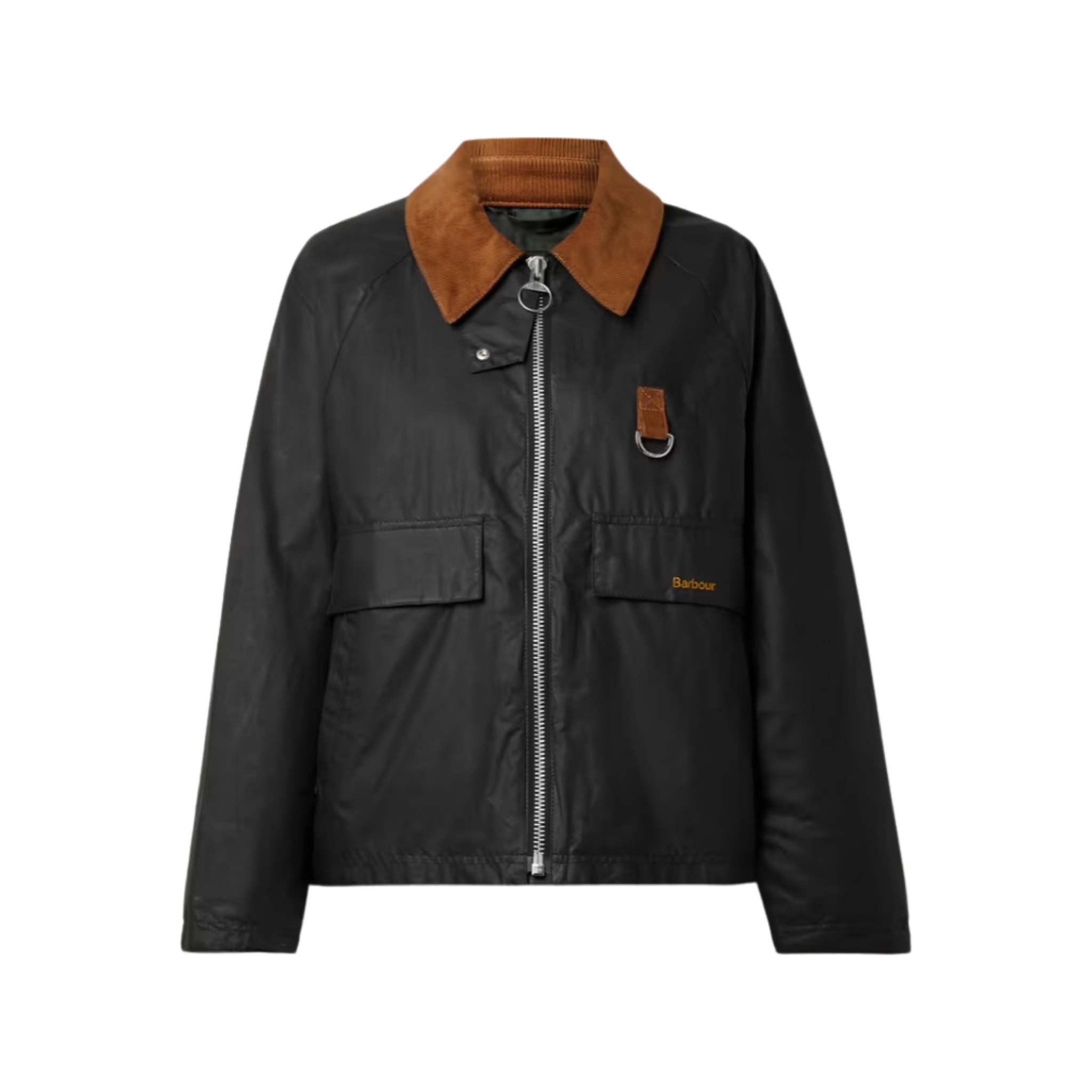Eddleston Corduroy-trimmed Waxed-cotton Jacket