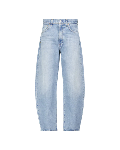 Calista Curve High-Rise Tapered Jeans