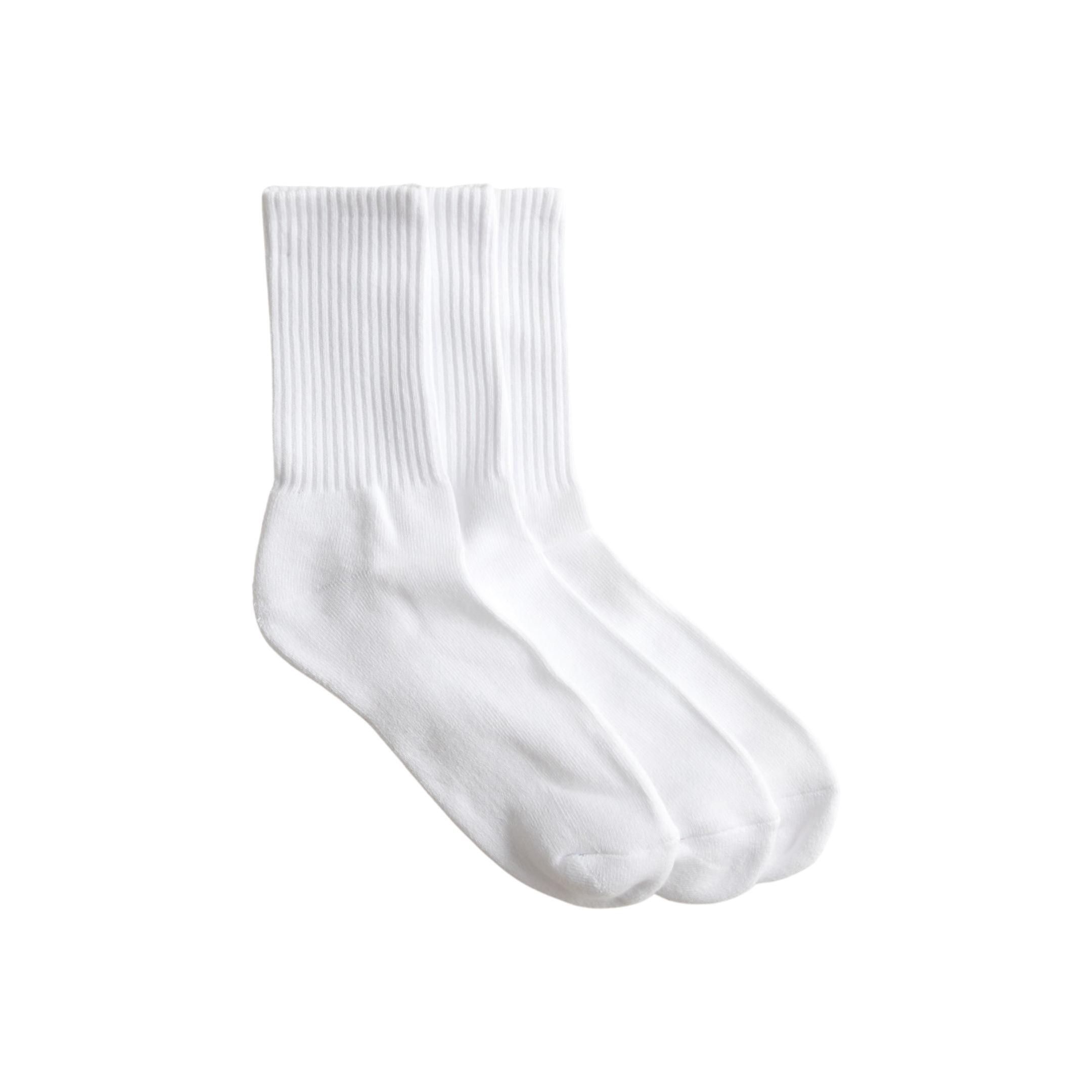 Athletic crew sock three-pack