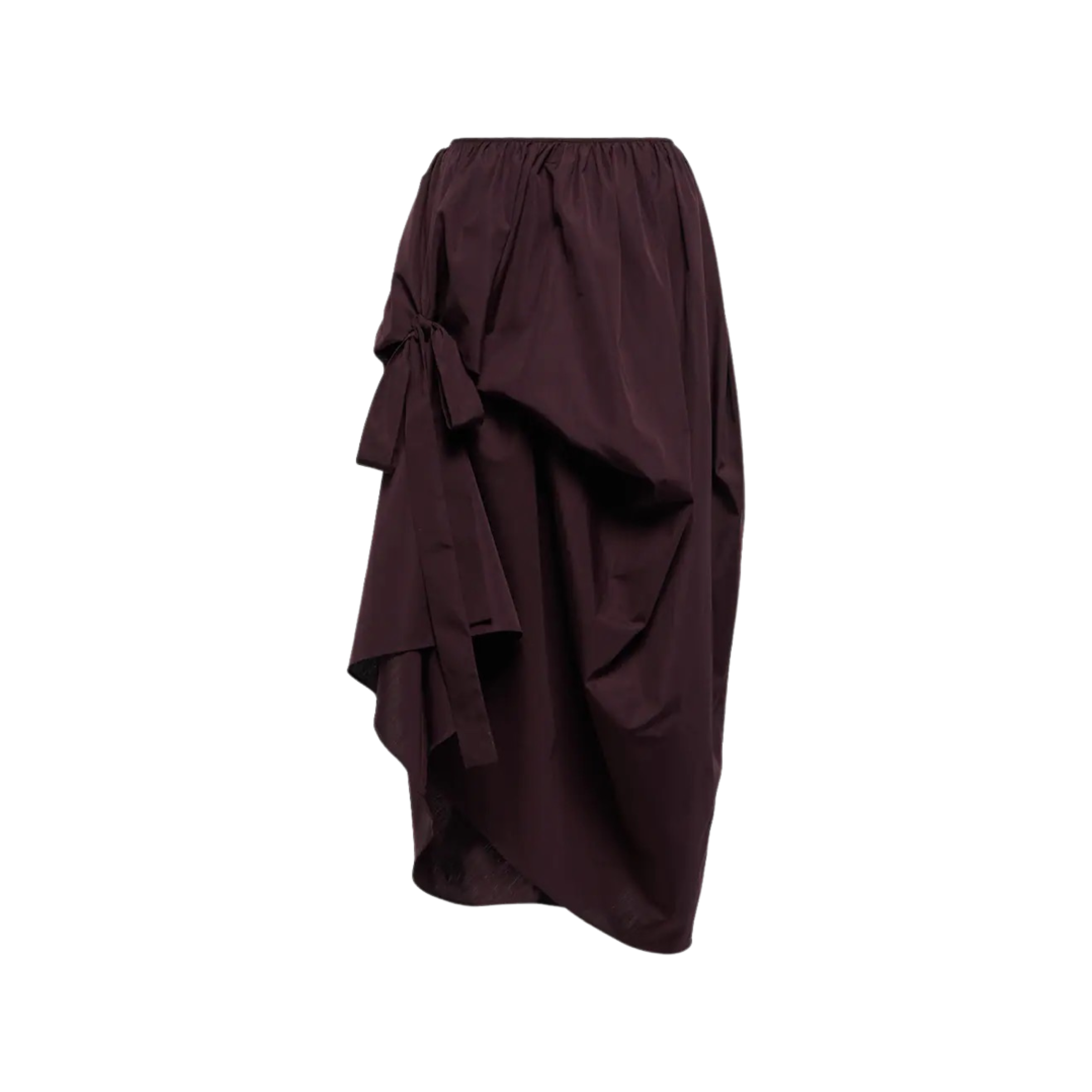 Fumie asymmetrical midi skirt