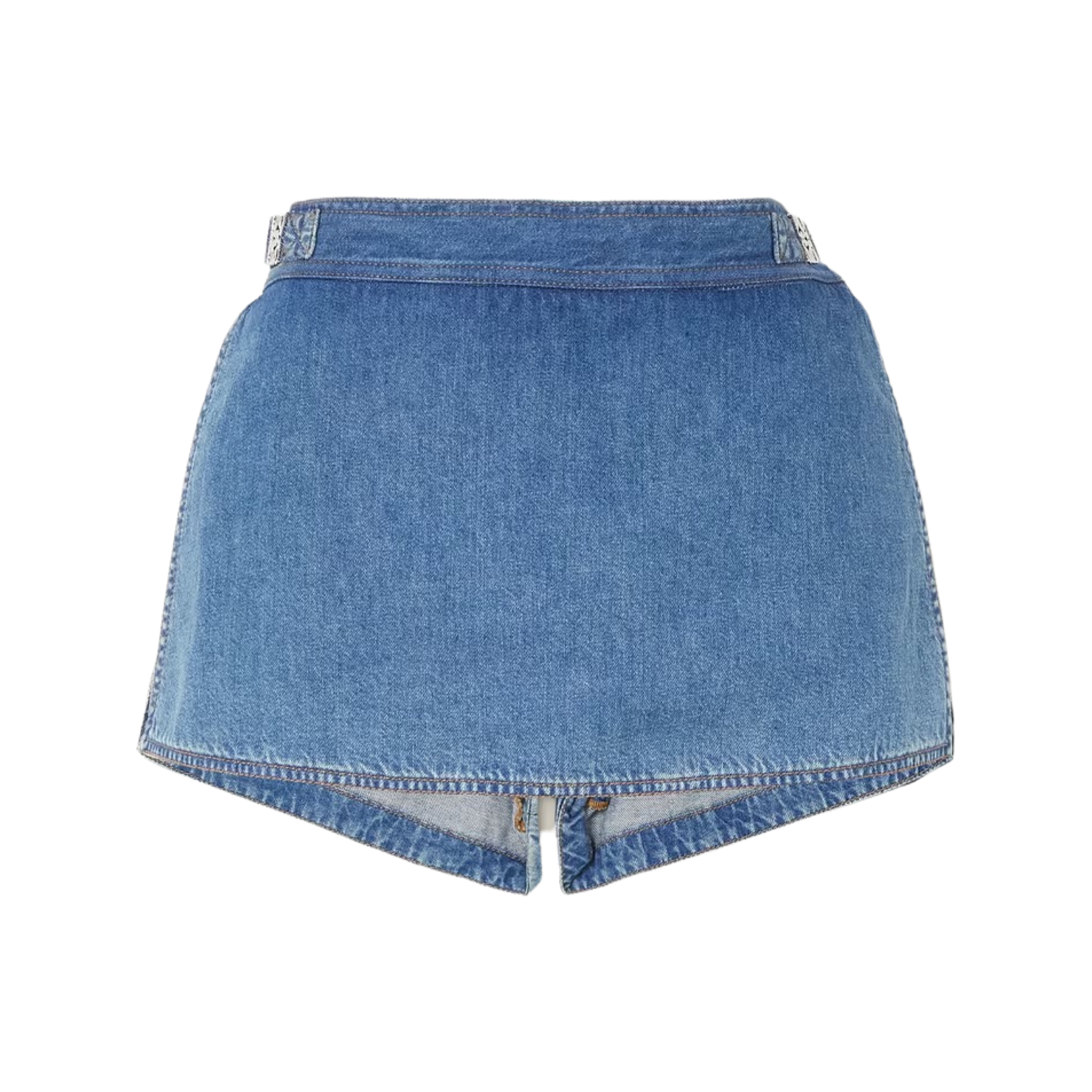 Embellished Denim Skirt