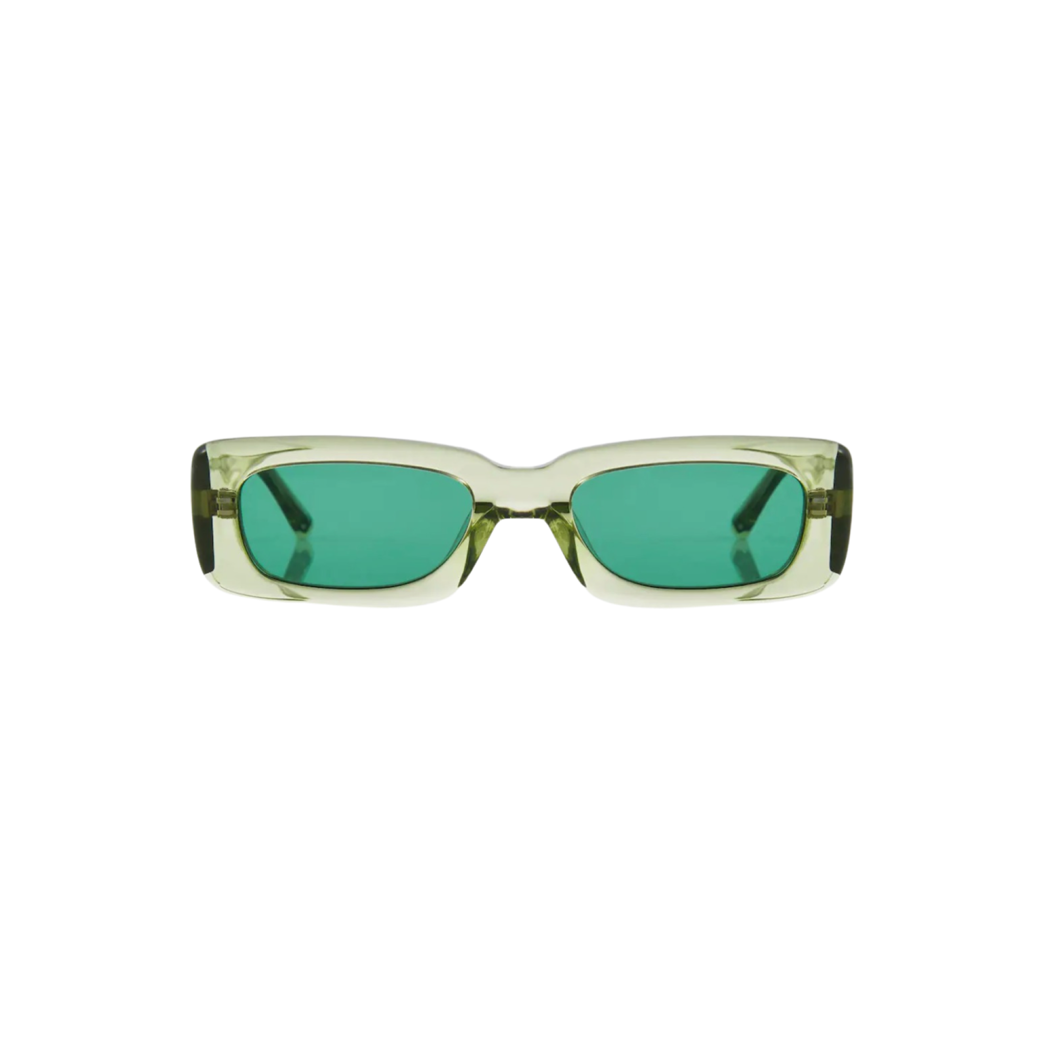 X Linda Farrow Mini Marfa Rectangular Sunglasses
