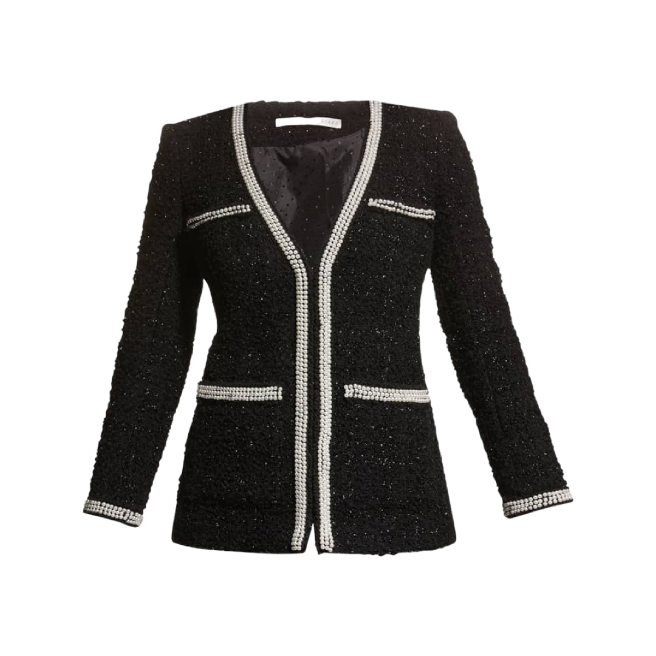 Kemsley Faux-Pearl Trim Jacket